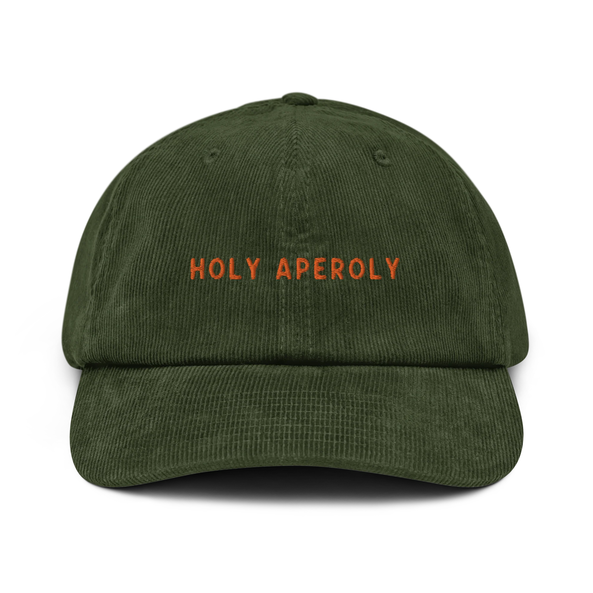 Holy Aperoly Aperol Spritz Embroidered Corduroy Hat - Image 7