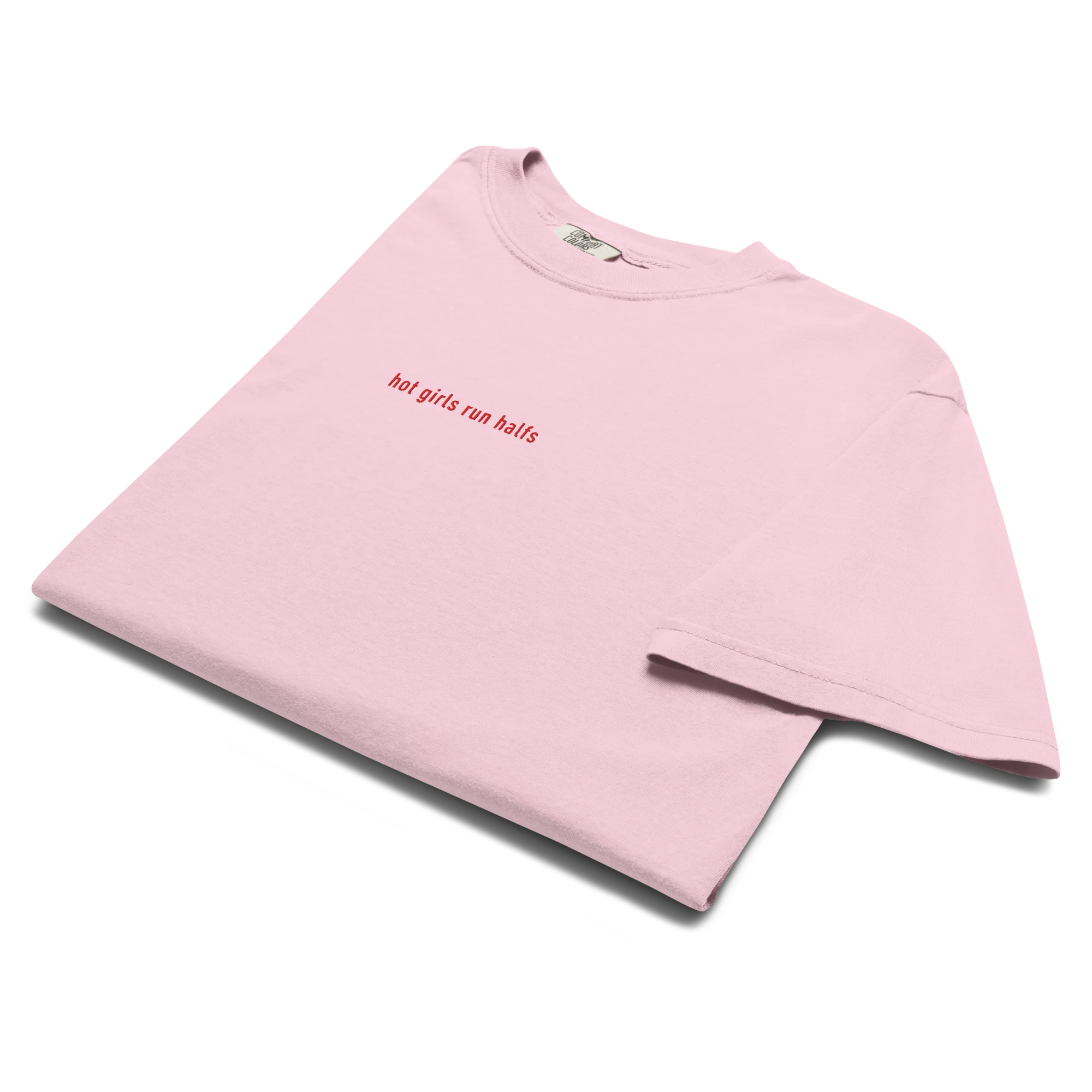 Hot Girls Run Halfs Running Embroidered Classic T-Shirt - Image 6