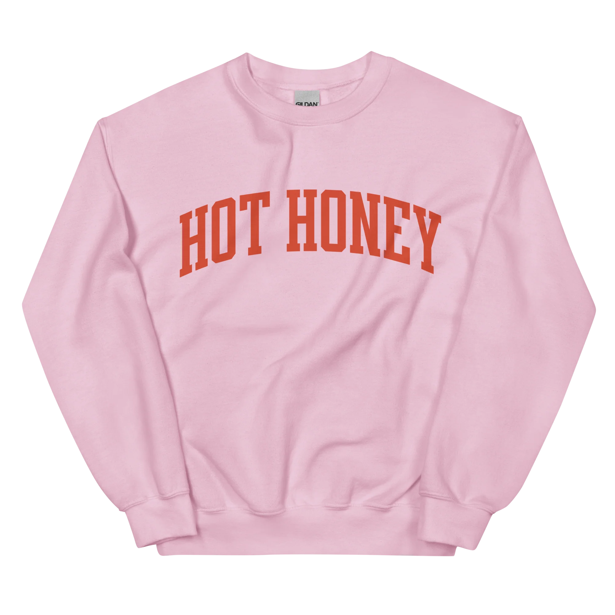 Hot Honey Sauce Condiment Varsity Sweatshirt - Image 5