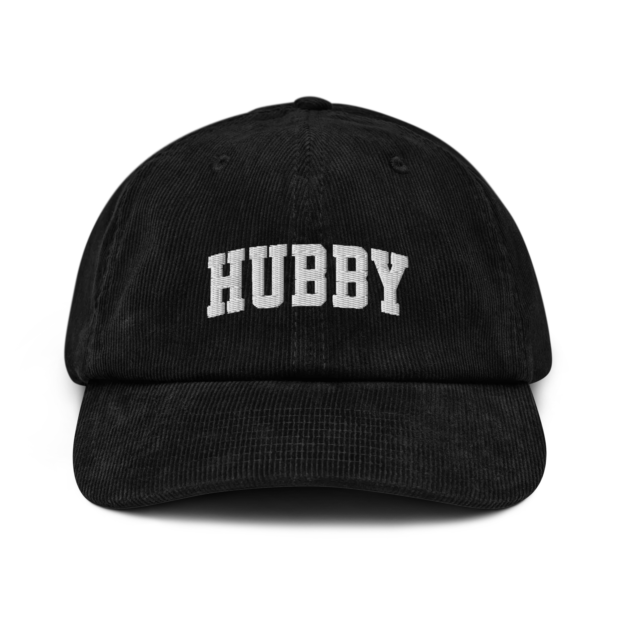 Hubby Embroidered Corduroy Hat - Image 10