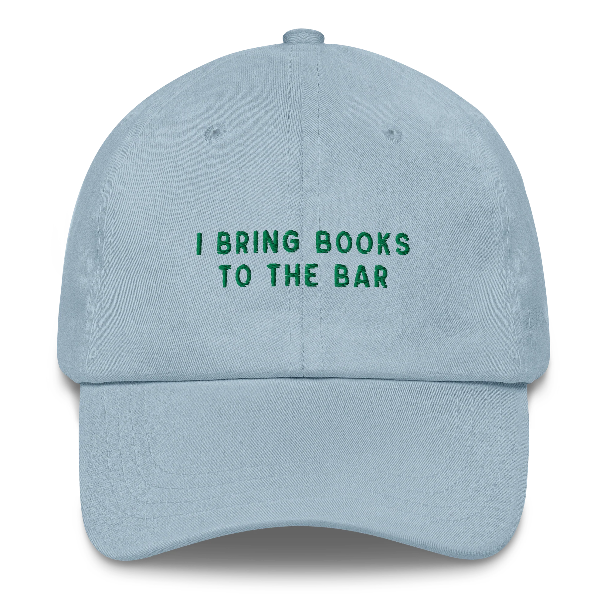I Bring Books to the Bar Bookish Embroidered Cap - Image 4
