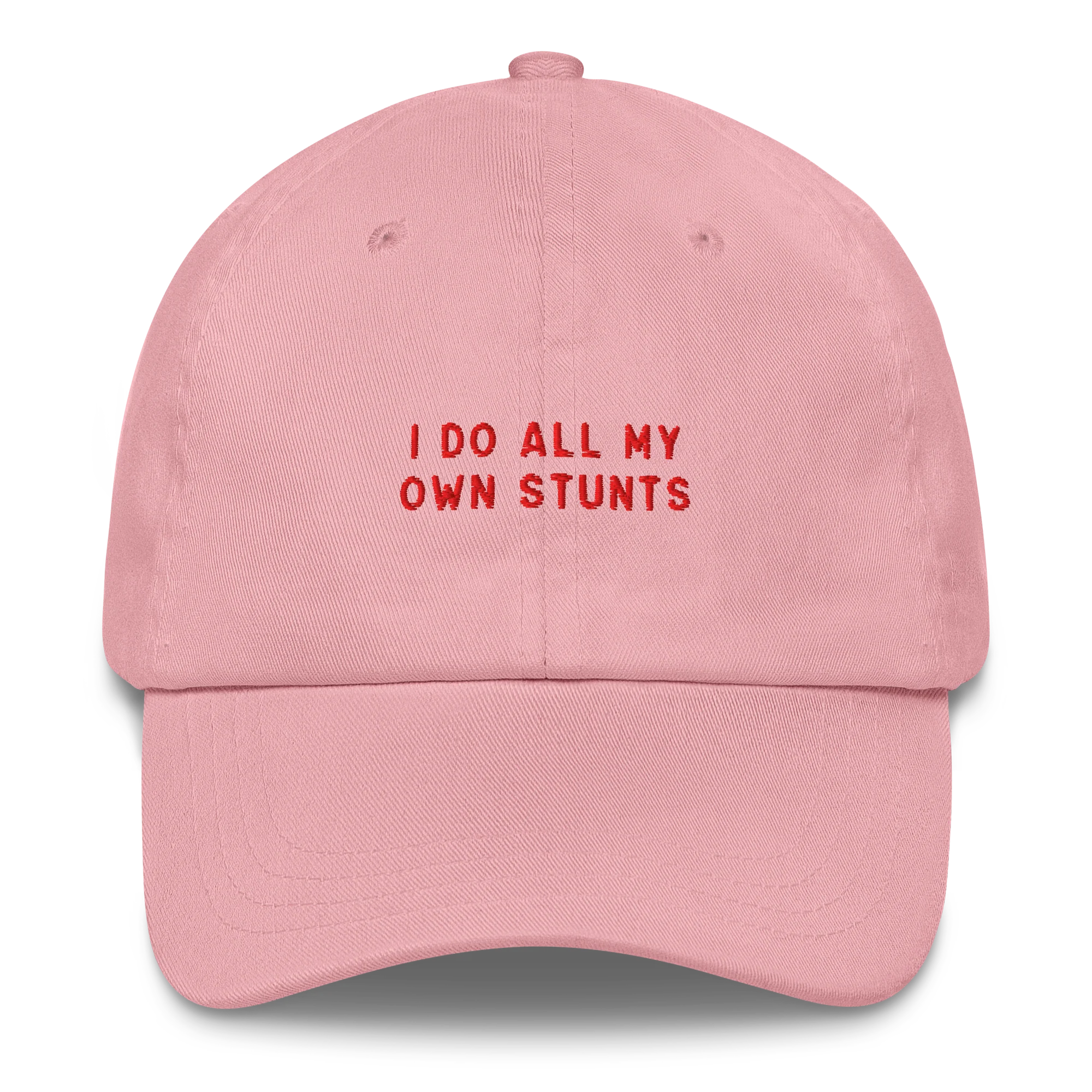 I Do All My Own Stunts Embroidered Cap - Image 8