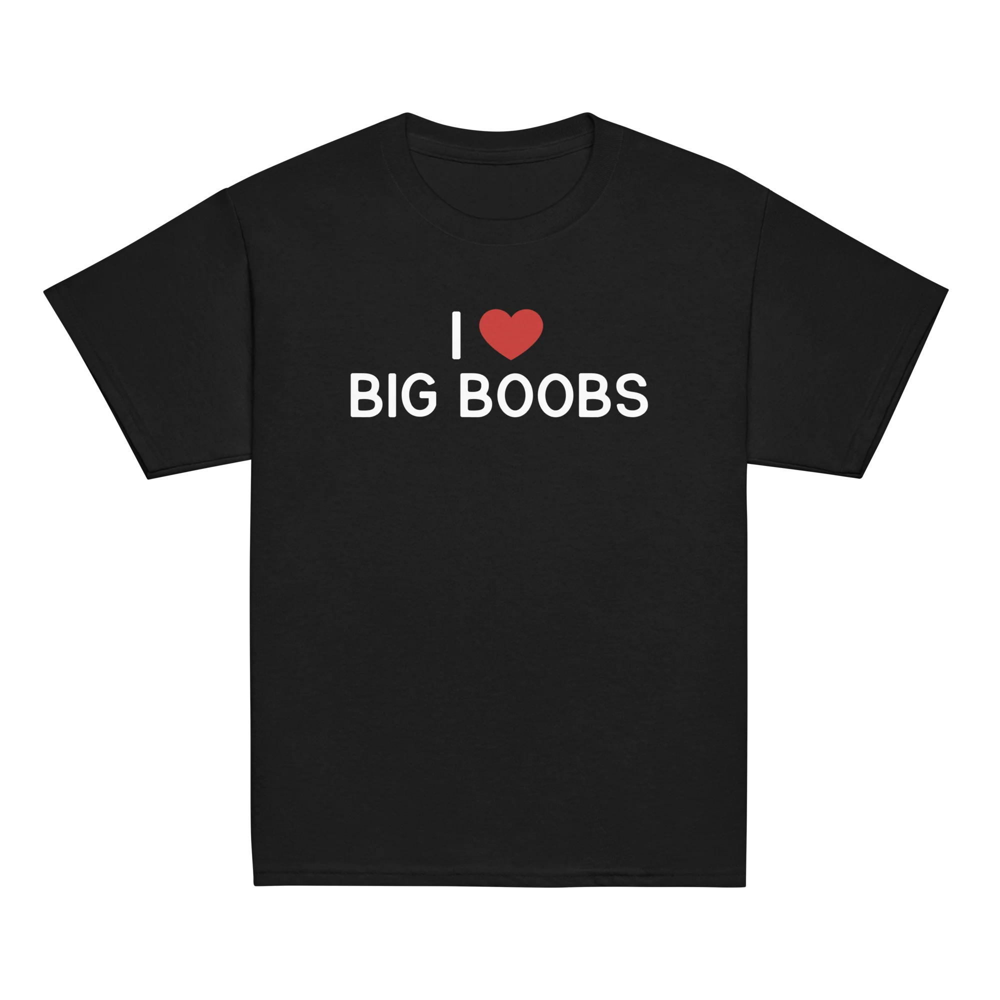 I Love Big Boobs Baby Tee - Image 3