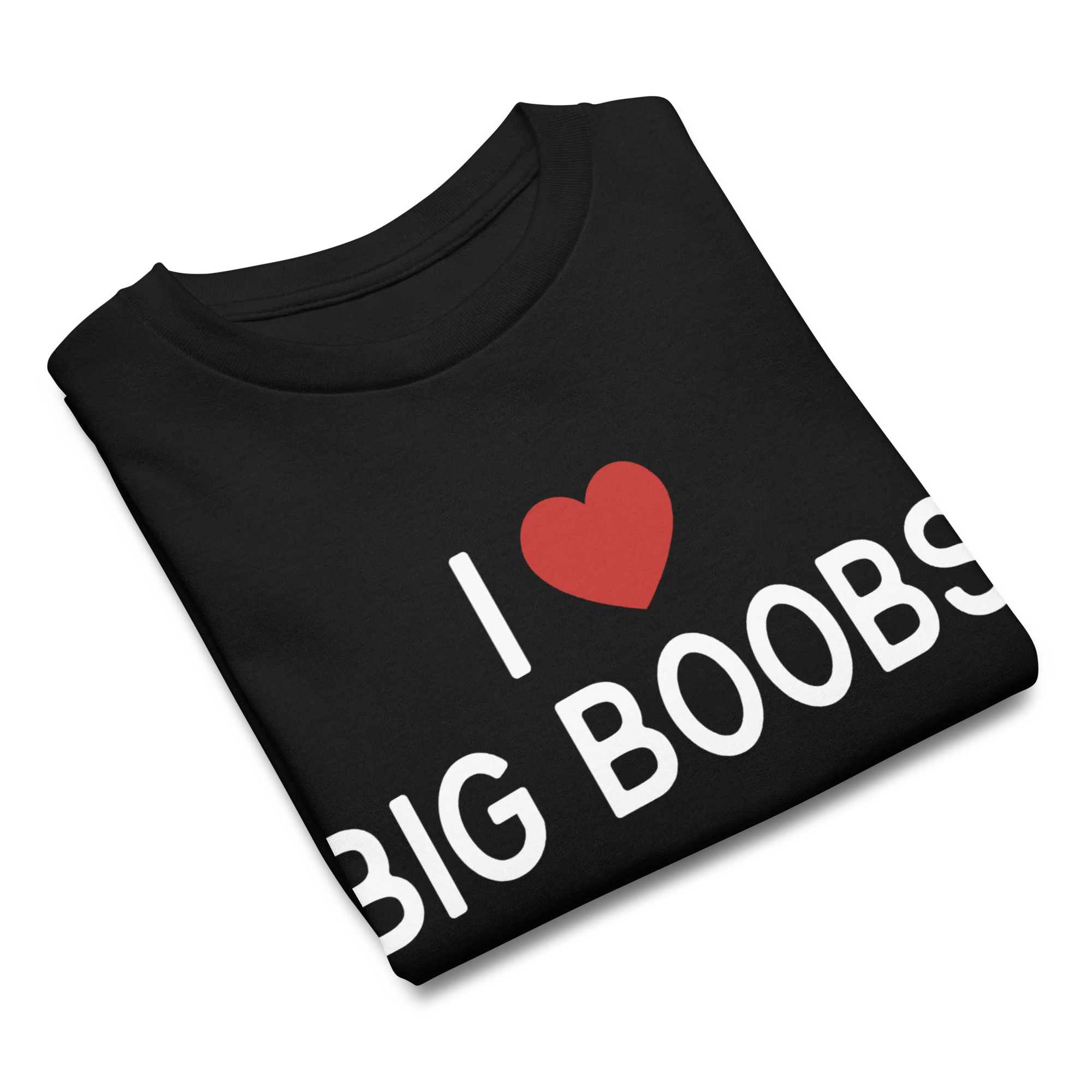 I Love Big Boobs Baby Tee - Image 4