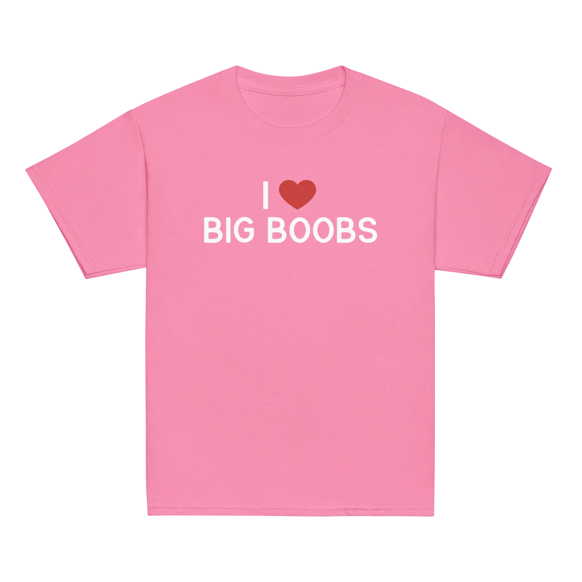I Love Big Boobs Baby Tee - Image 6