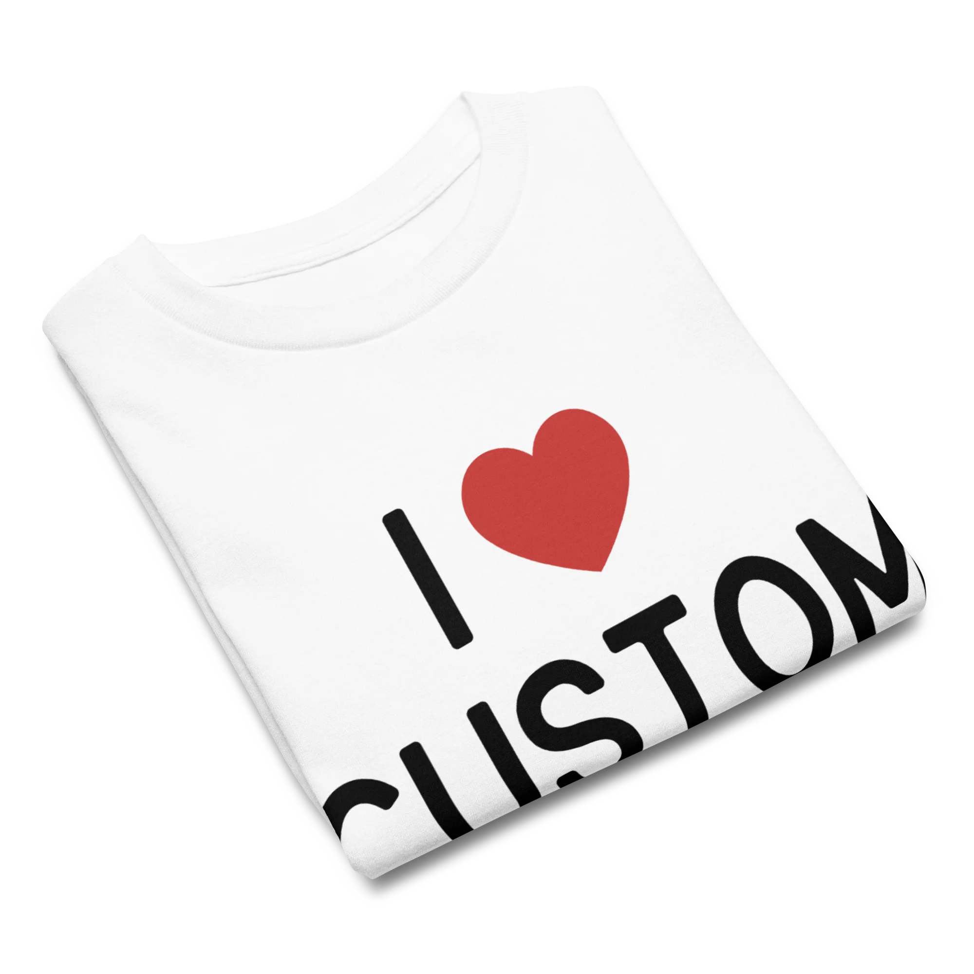 I Love (CUSTOM) Baby Tee - Image 3