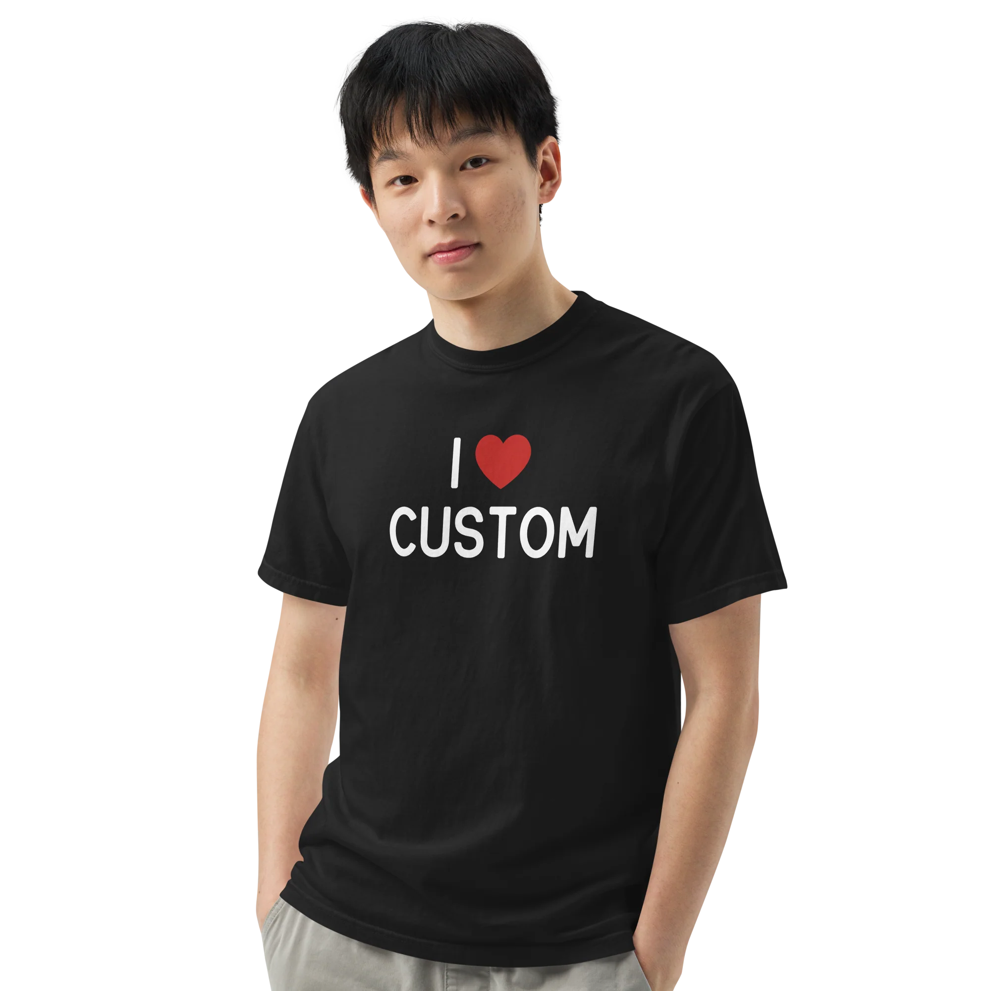 I Love (CUSTOM) Classic T-Shirt - Image 7