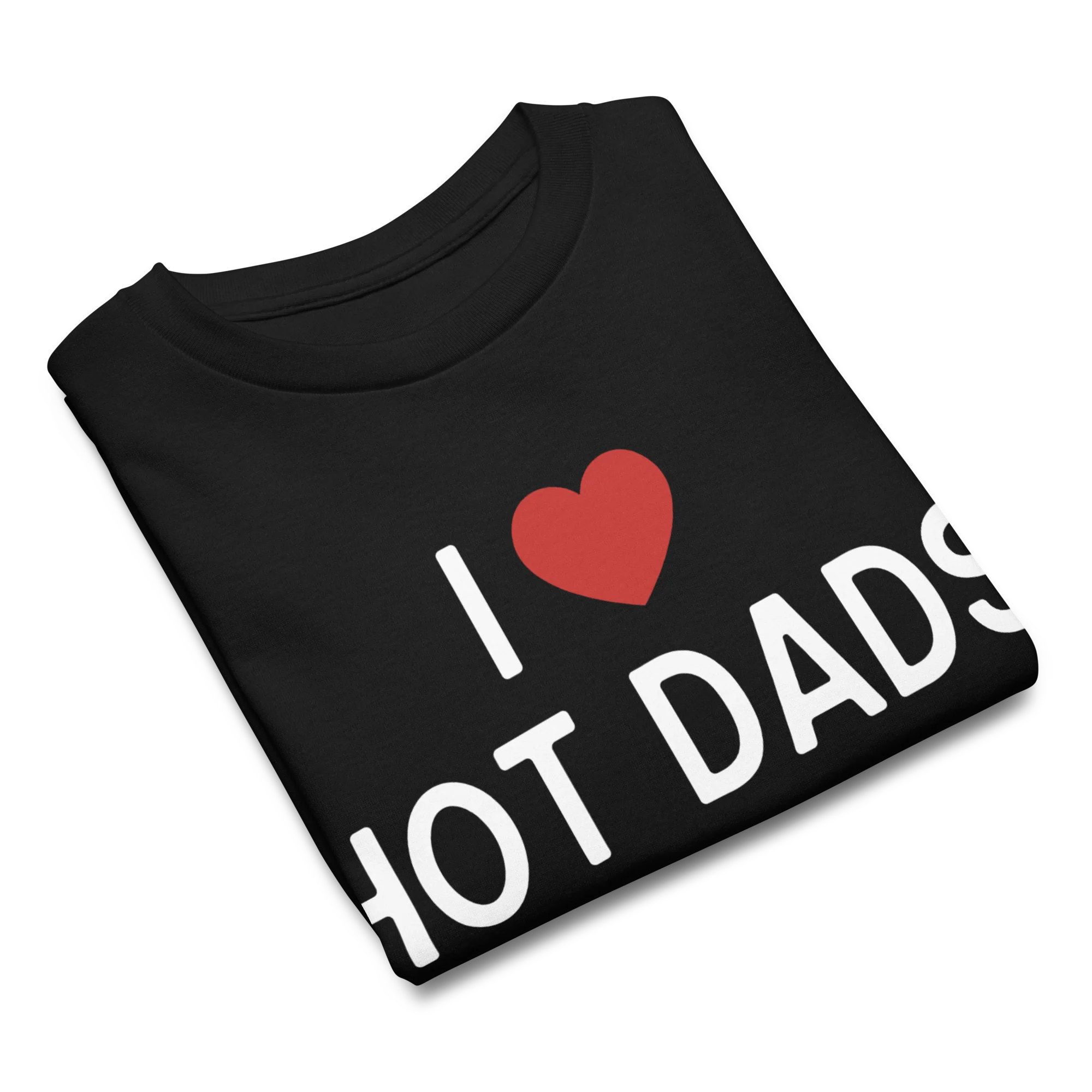 I Love Hot Dads Baby Tee - Image 3