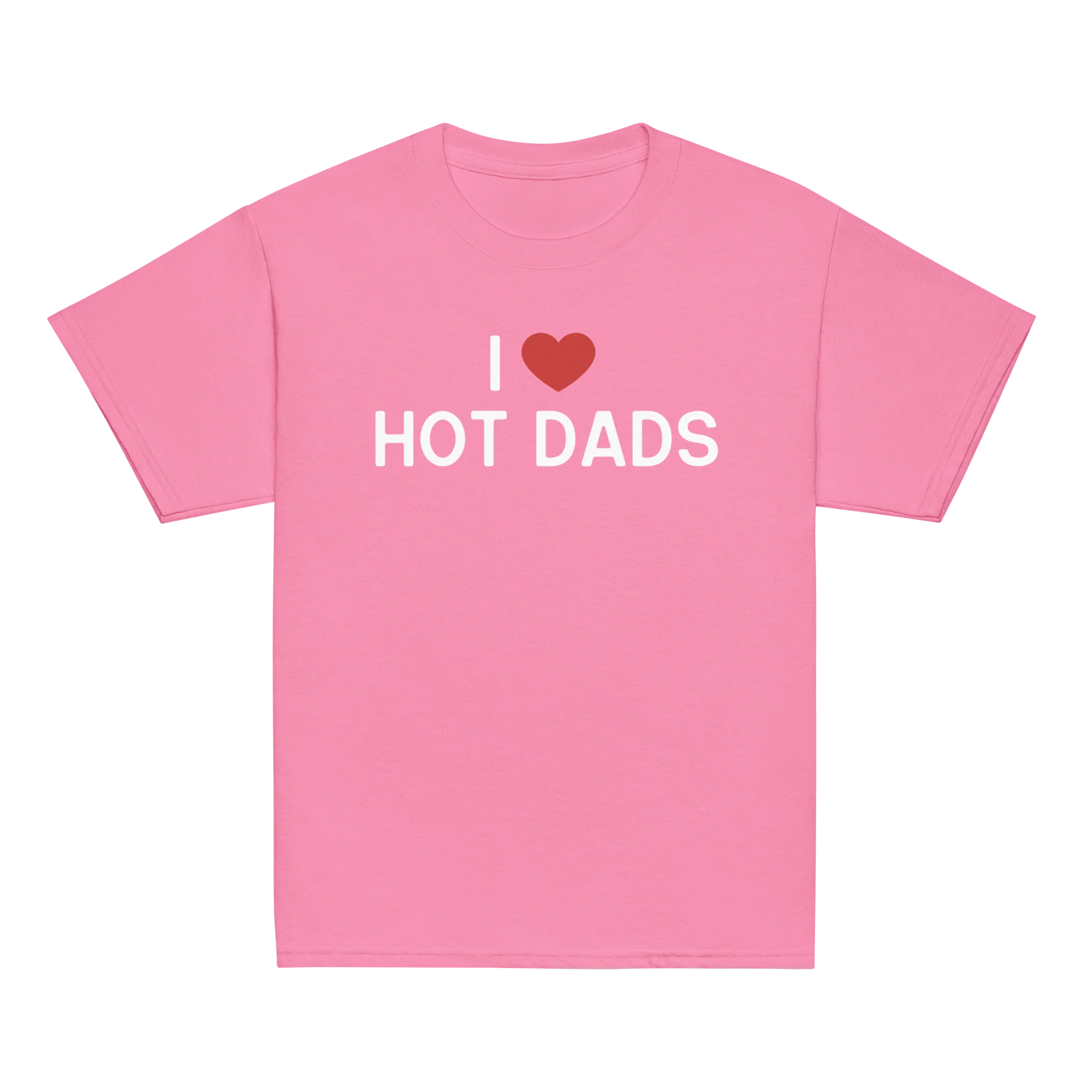 I Love Hot Dads Baby Tee - Image 6