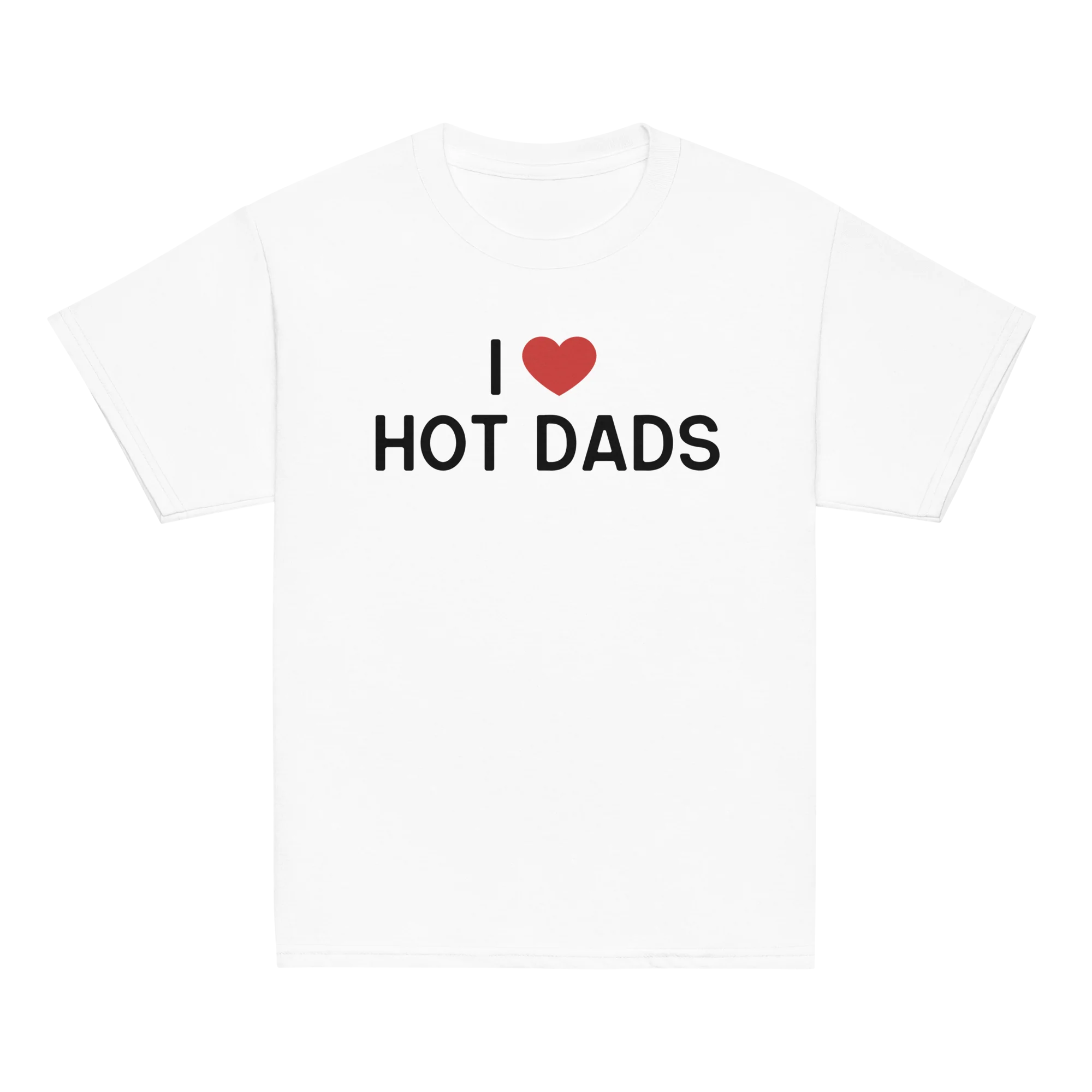 I Love Hot Dads Baby Tee - Image 7