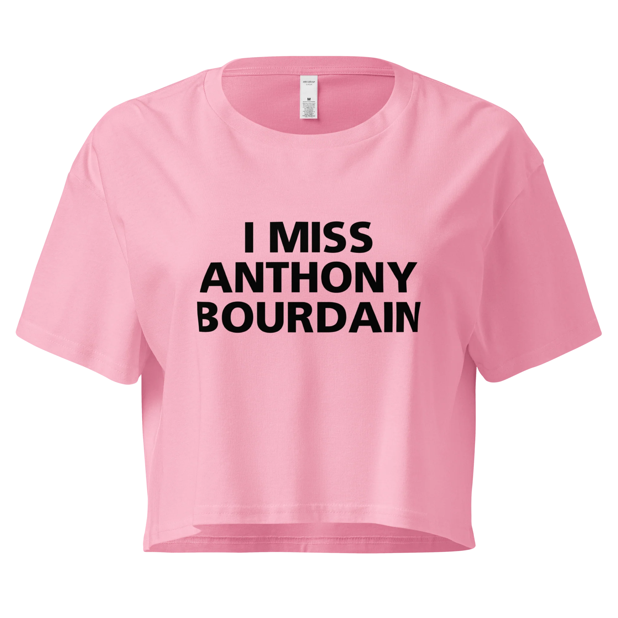 I Miss Anthony Bourdain Crop Tee - Image 5