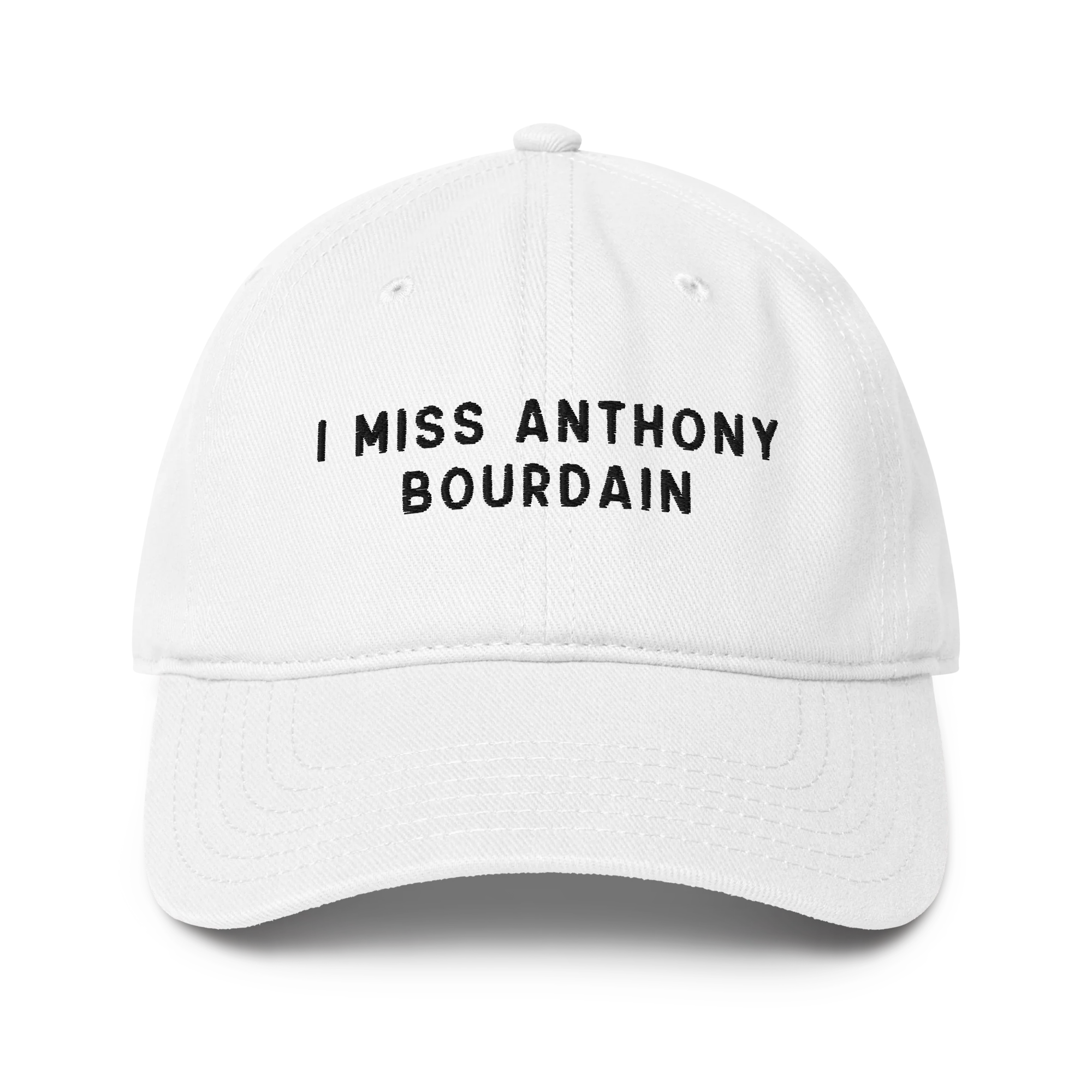 I Miss Anthony Bourdain Embroidered Baseball Cap - Image 3