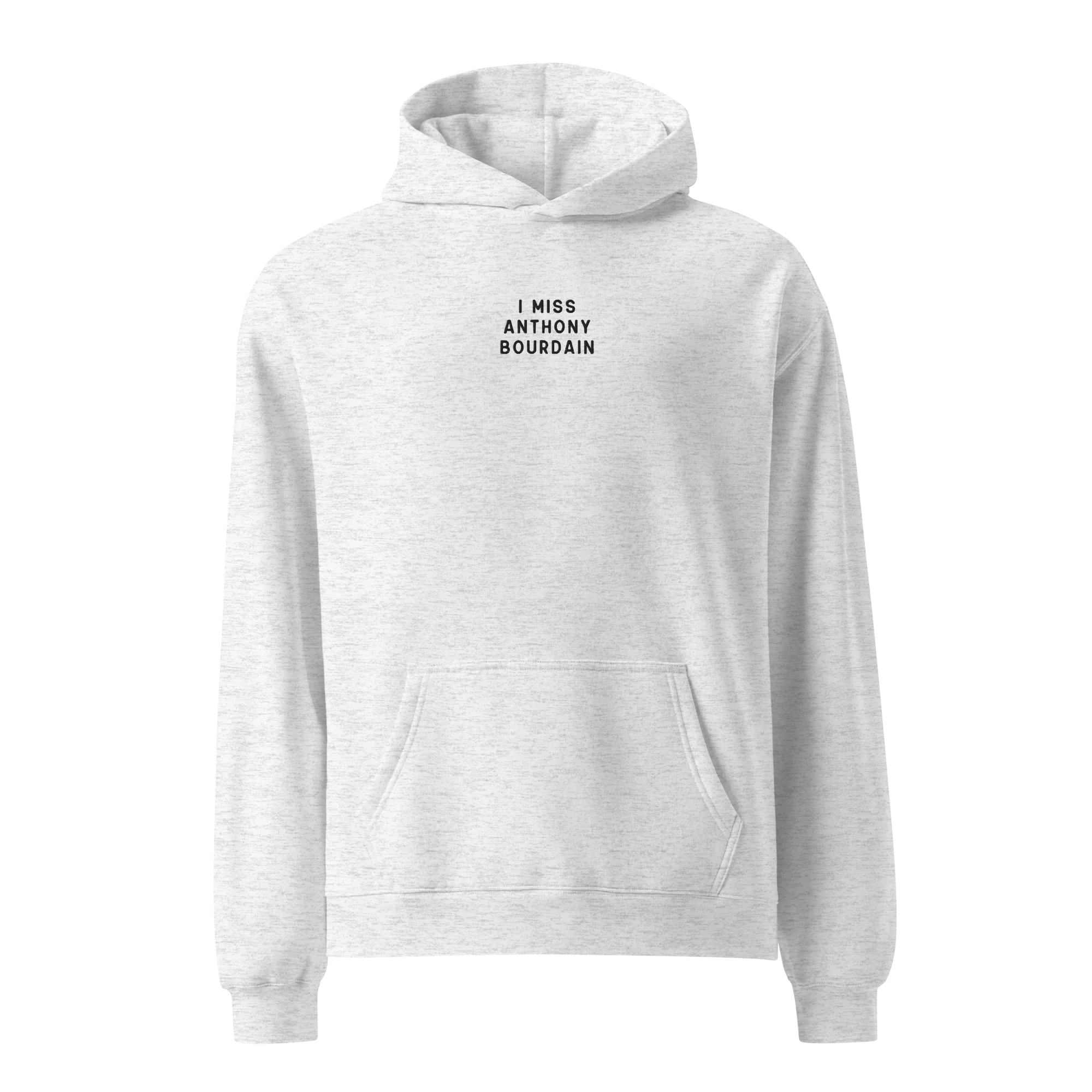 I Miss Anthony Bourdain Embroidered Premium Oversized Hoodie - Image 8