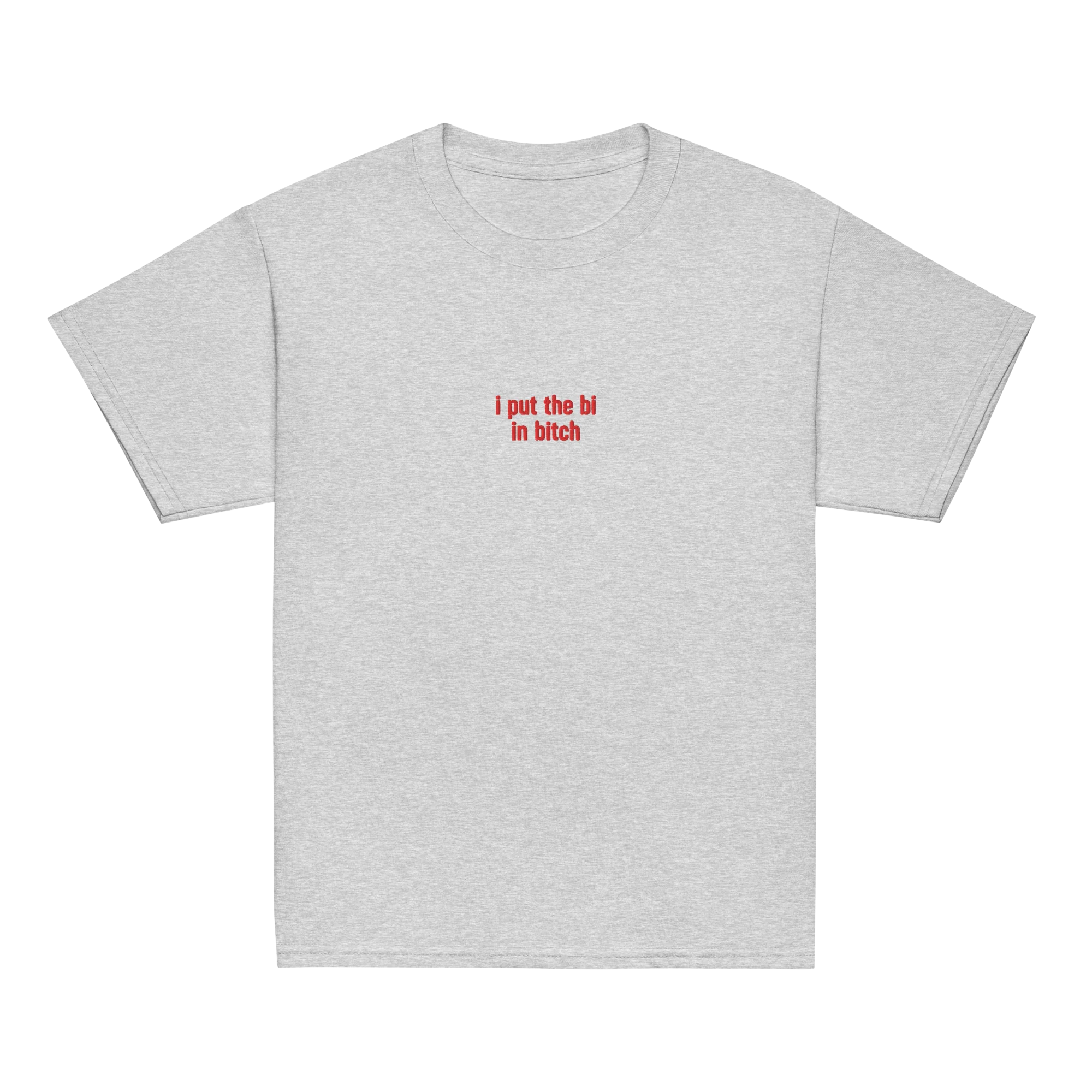 I Put the Bi in Bitch Embroidered Baby Tee - Image 6