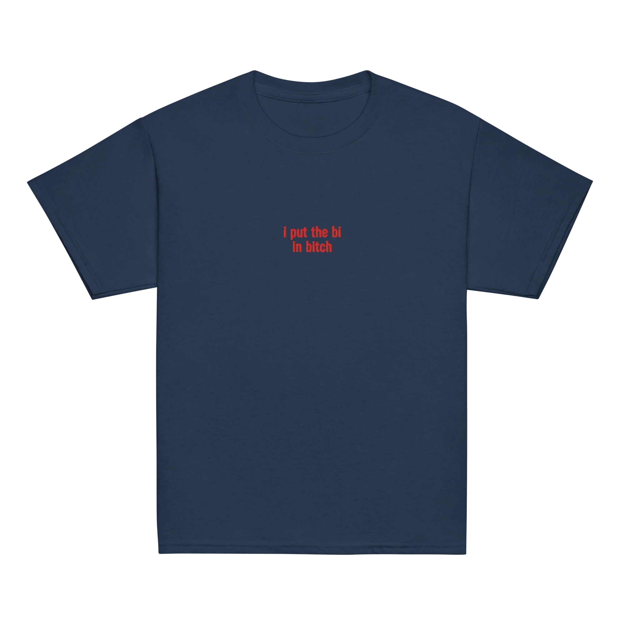 I Put the Bi in Bitch Embroidered Baby Tee - Image 8