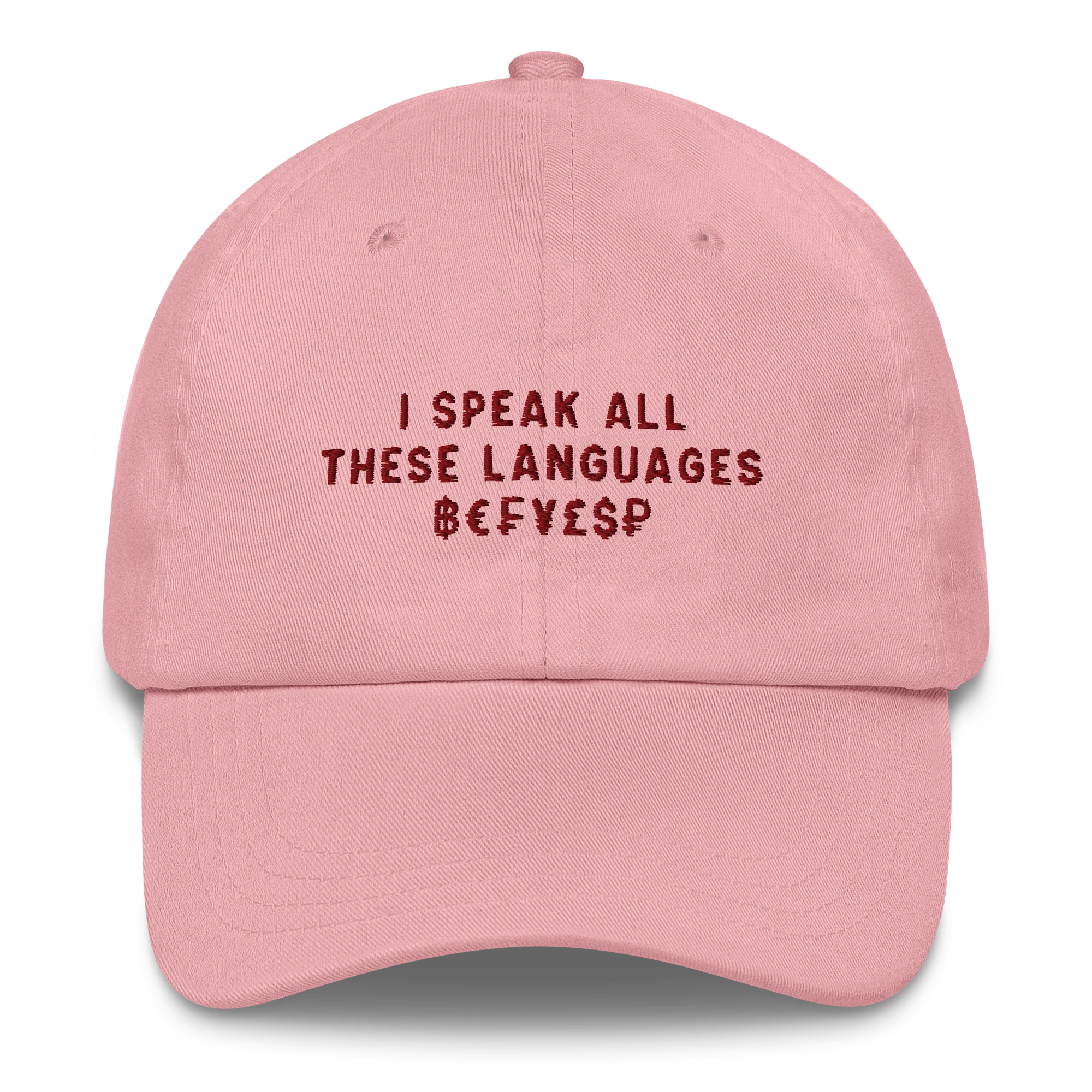 I Speak All These Languages ฿€₣¥£$₽ Embroidered Cap - Image 5
