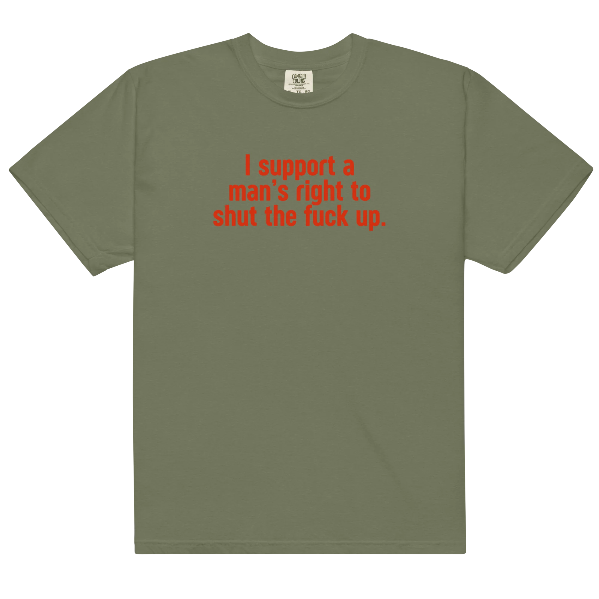 I Support a Man's Right to STFU Classic T-Shirt - Image 13