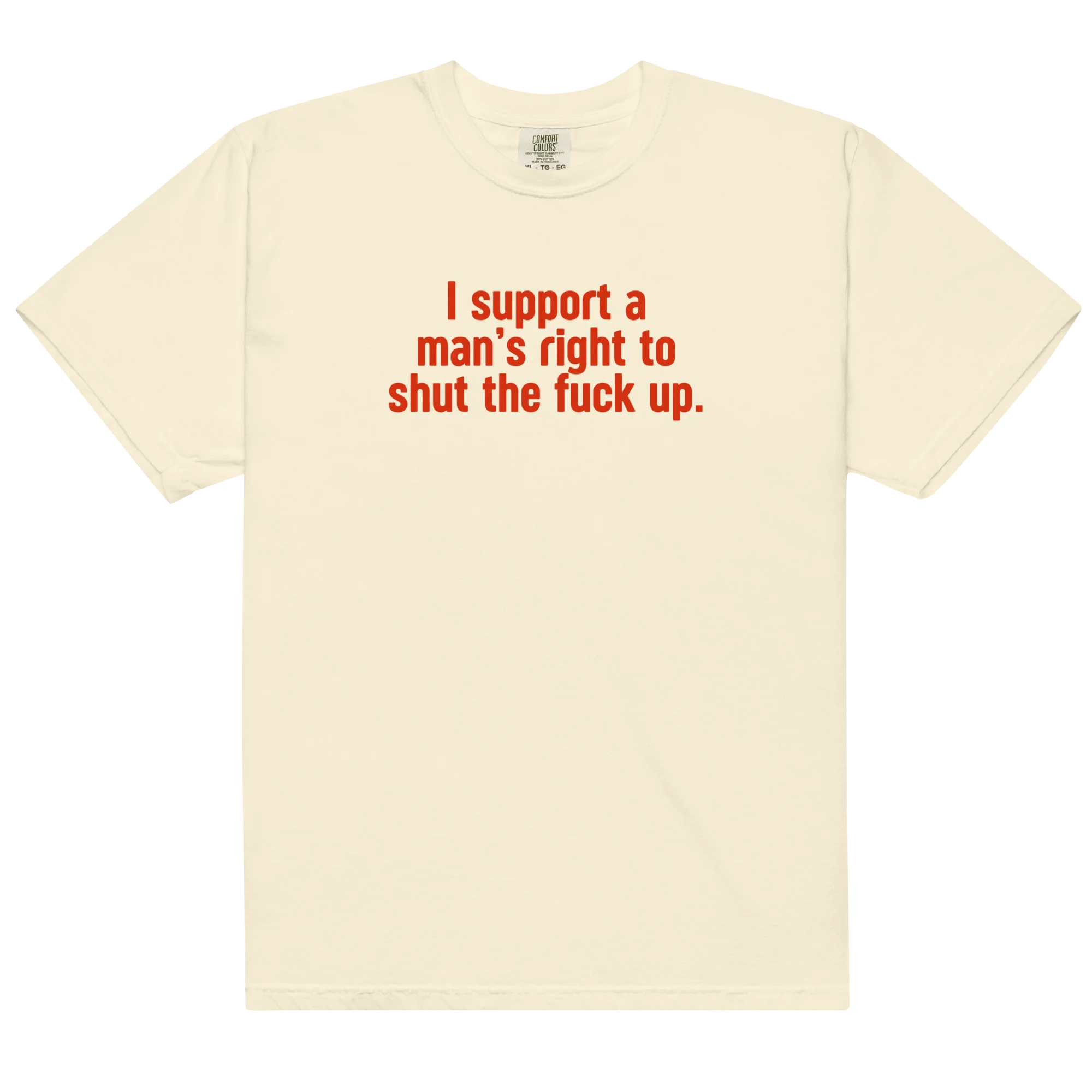 I Support a Man's Right to STFU Classic T-Shirt - Image 6