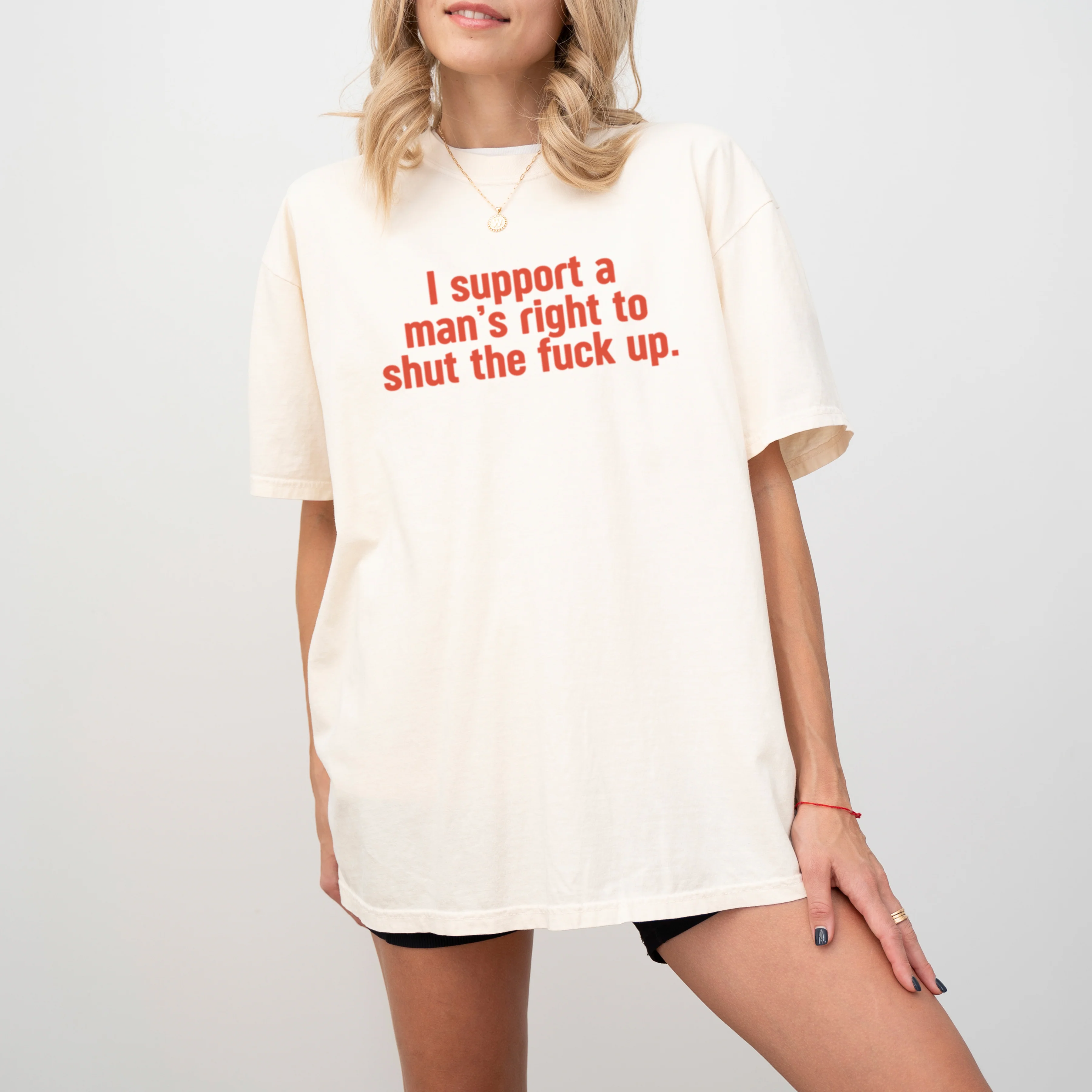 I Support a Man's Right to STFU Classic T-Shirt - Image 7