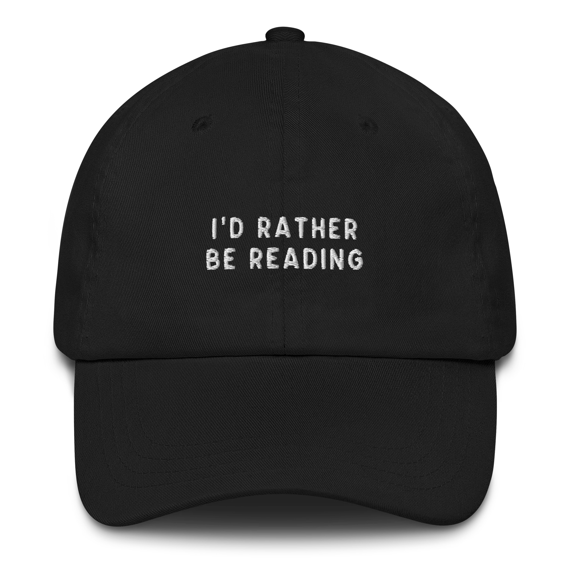I'd Rather Be Reading Embroidered Cap - Image 8