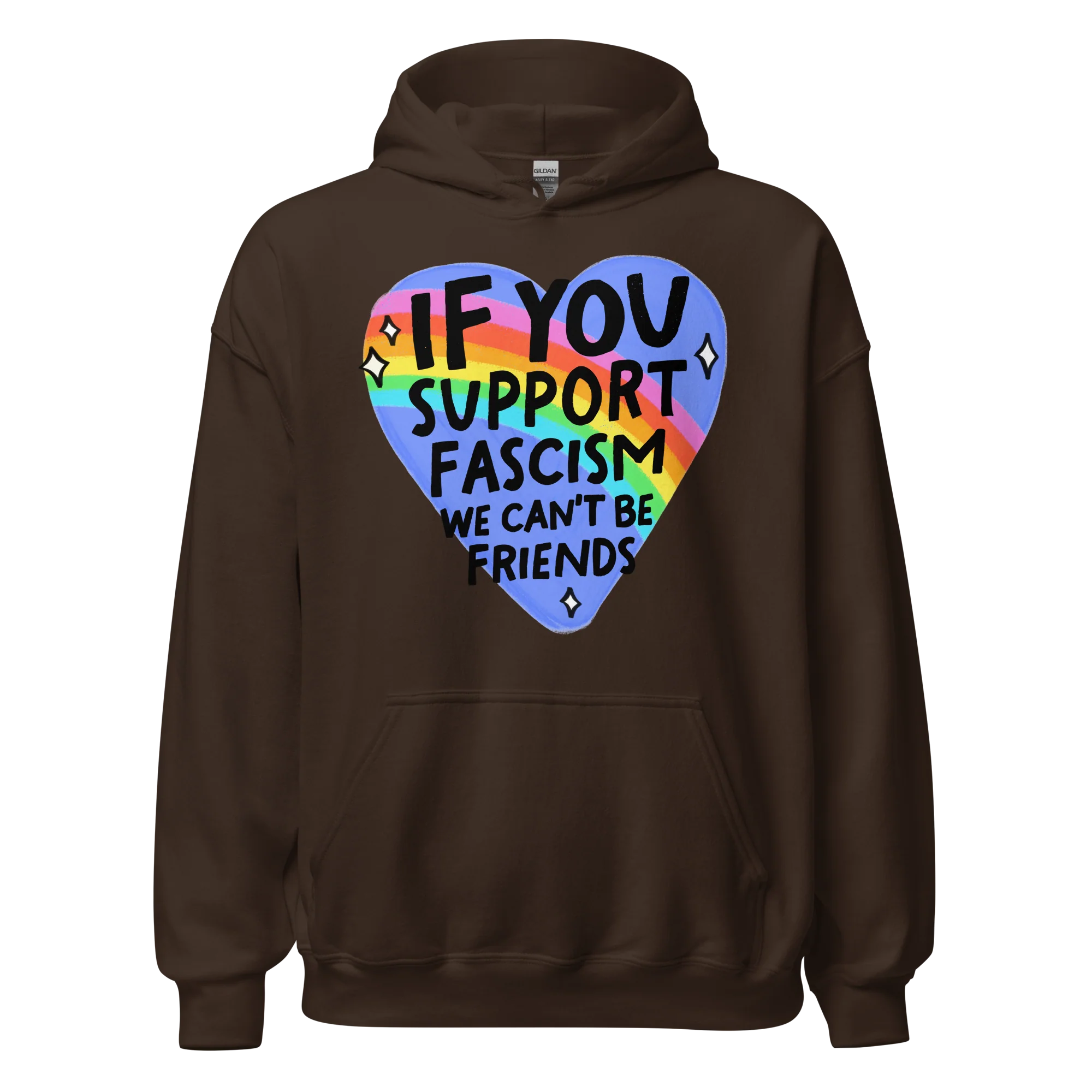 If You Support Fascism We Can't Be Friends Hoodie - Image 10