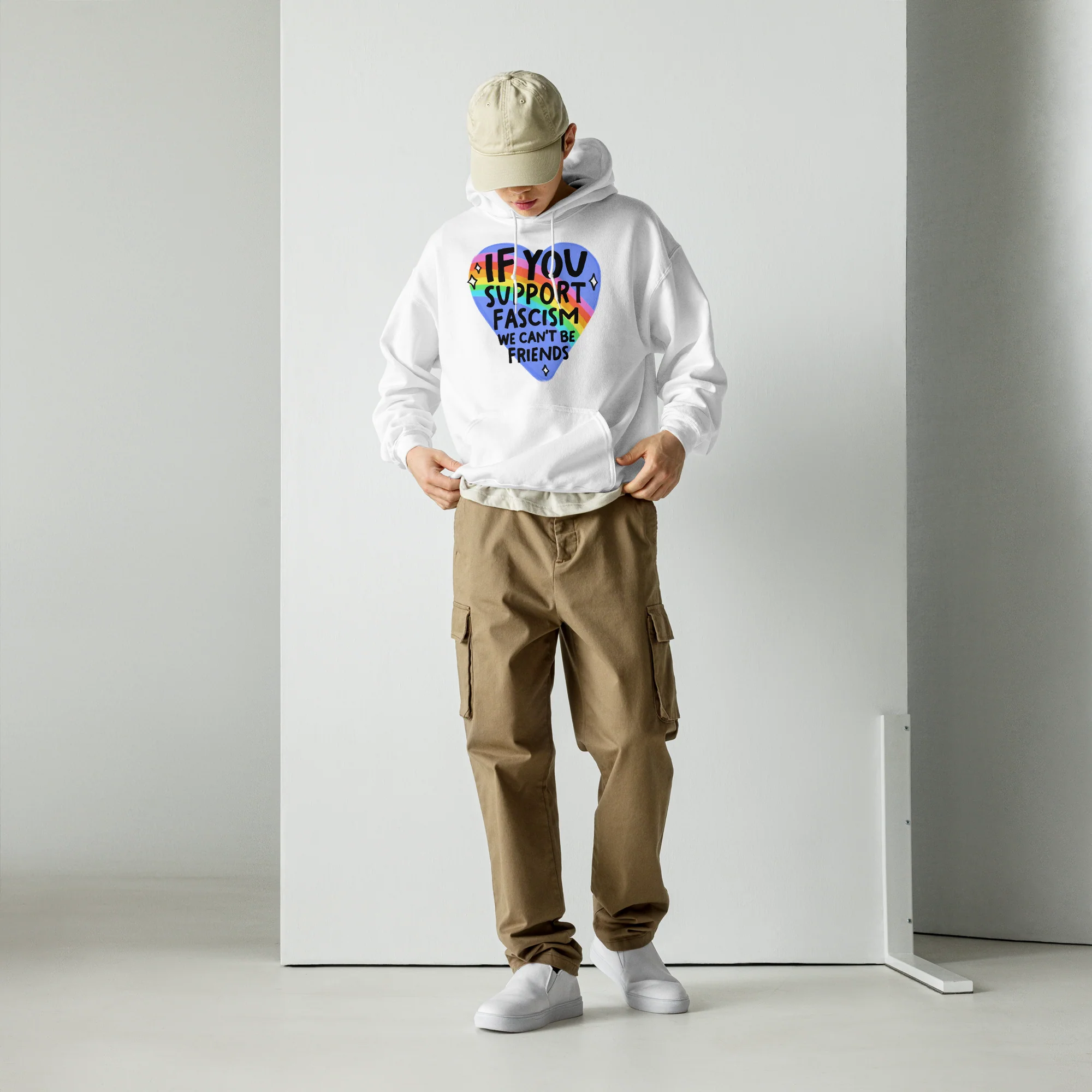 If You Support Fascism We Can't Be Friends Hoodie - Image 2