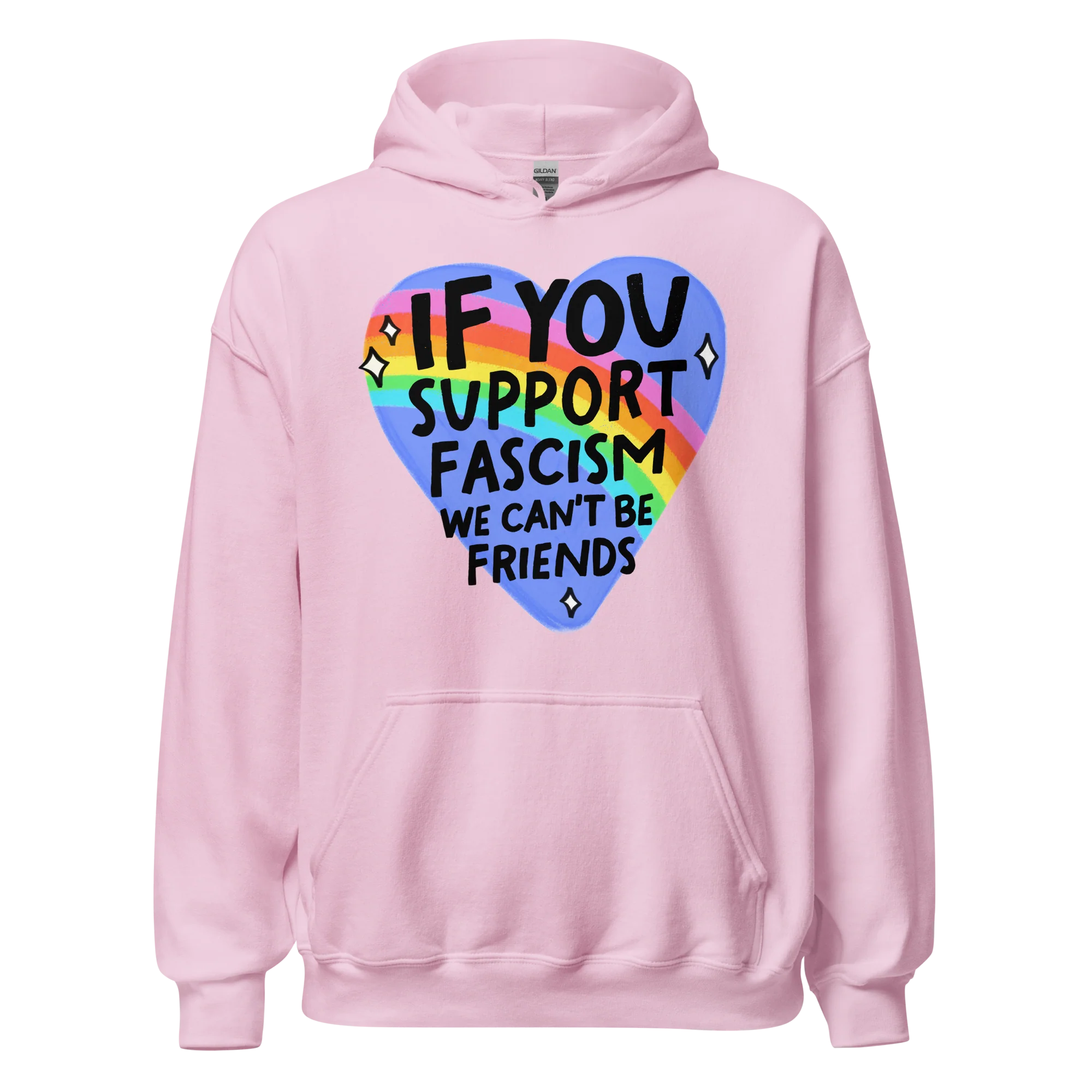 If You Support Fascism We Can't Be Friends Hoodie - Image 7