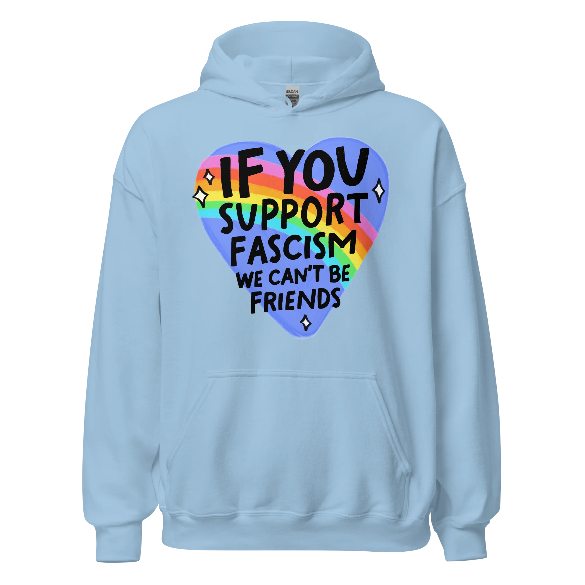 If You Support Fascism We Can't Be Friends Hoodie - Image 8