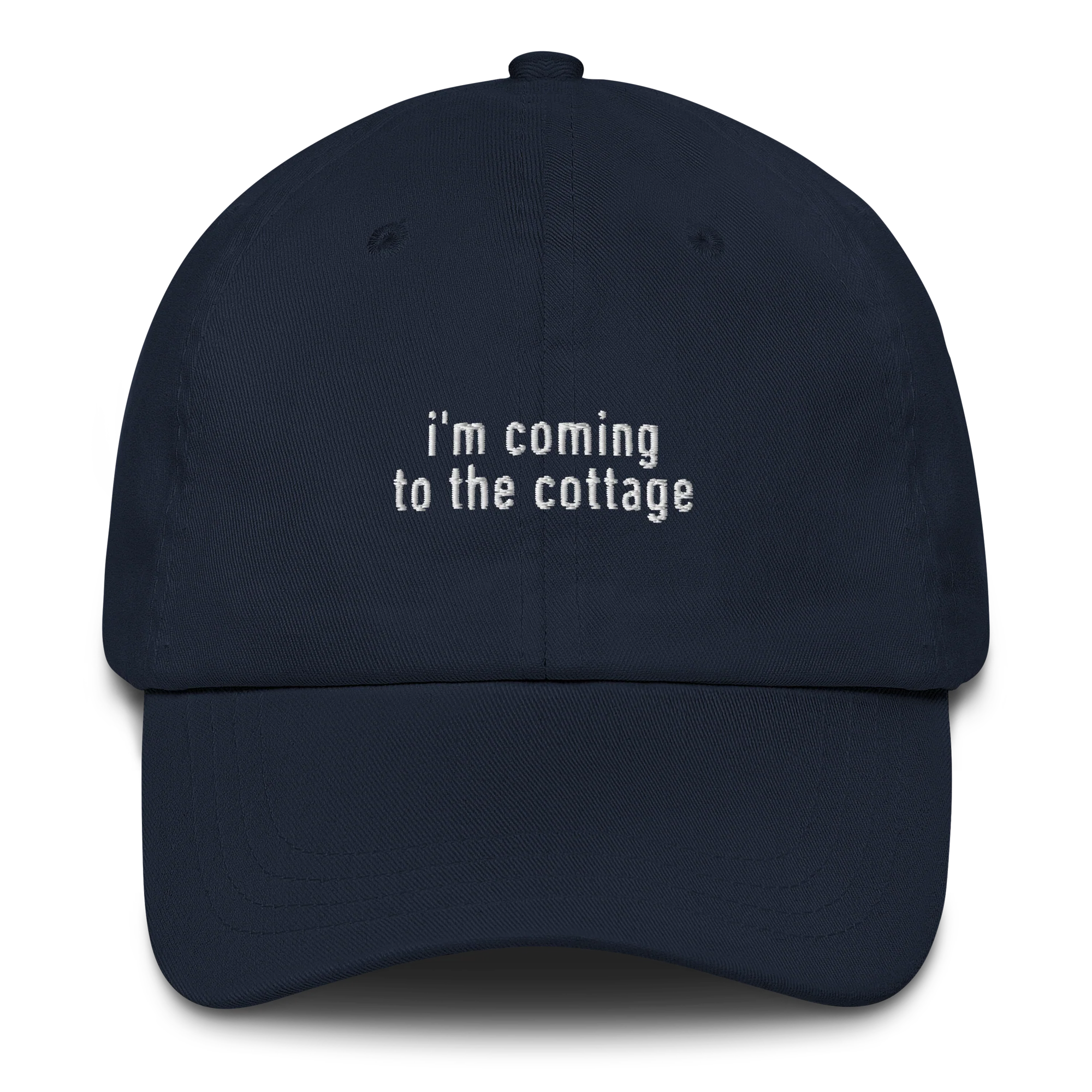 I'm Coming to the Cottage HR Embroidered Cap