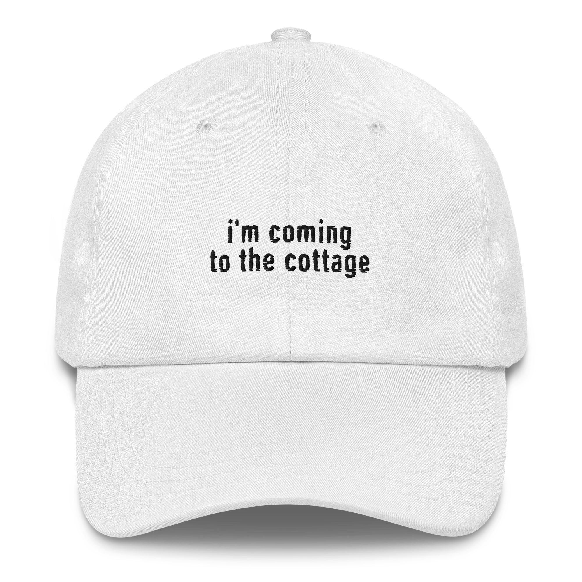I'm Coming to the Cottage HR Embroidered Cap - Image 3