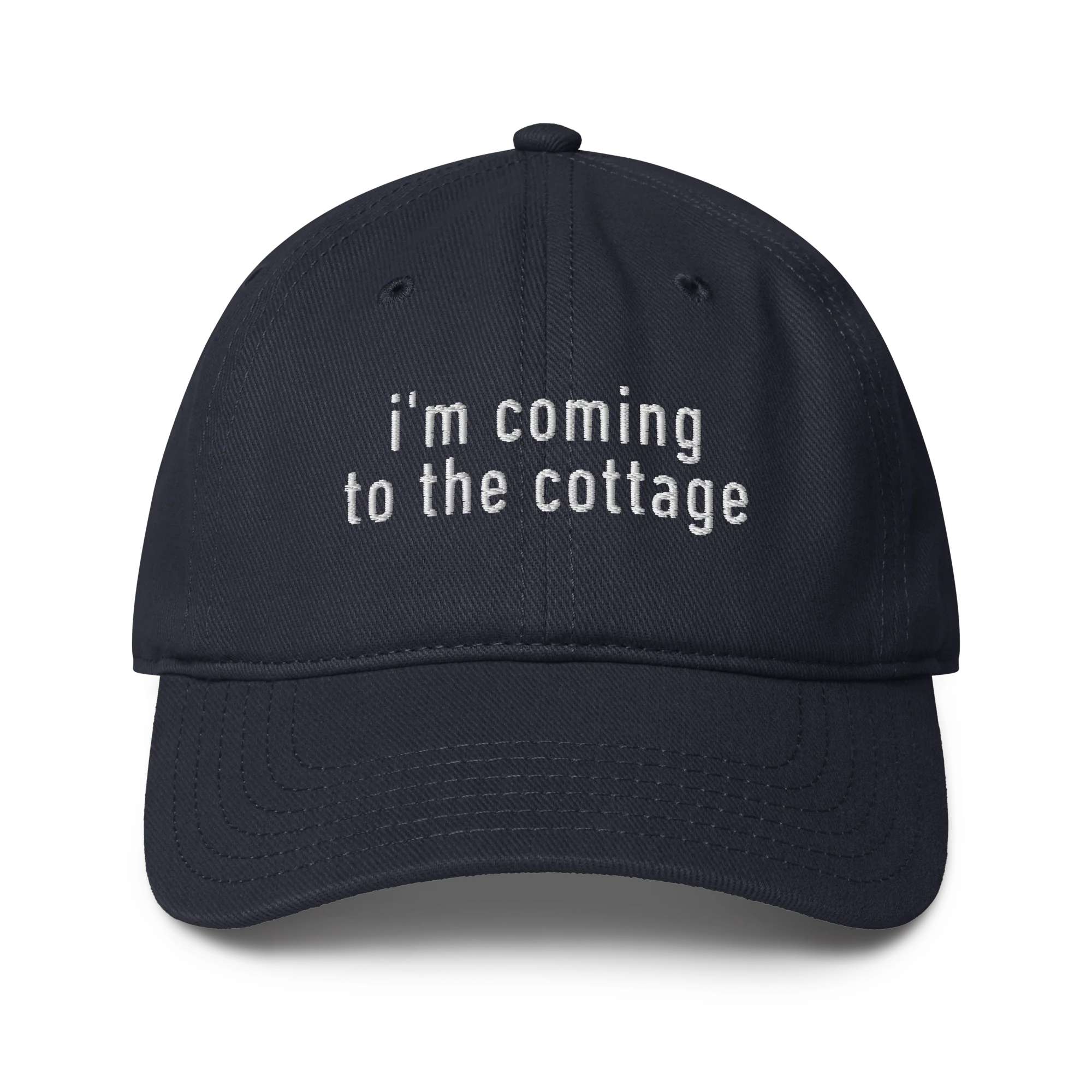 I'm Coming to the Cottage HR Embroidered Baseball Cap