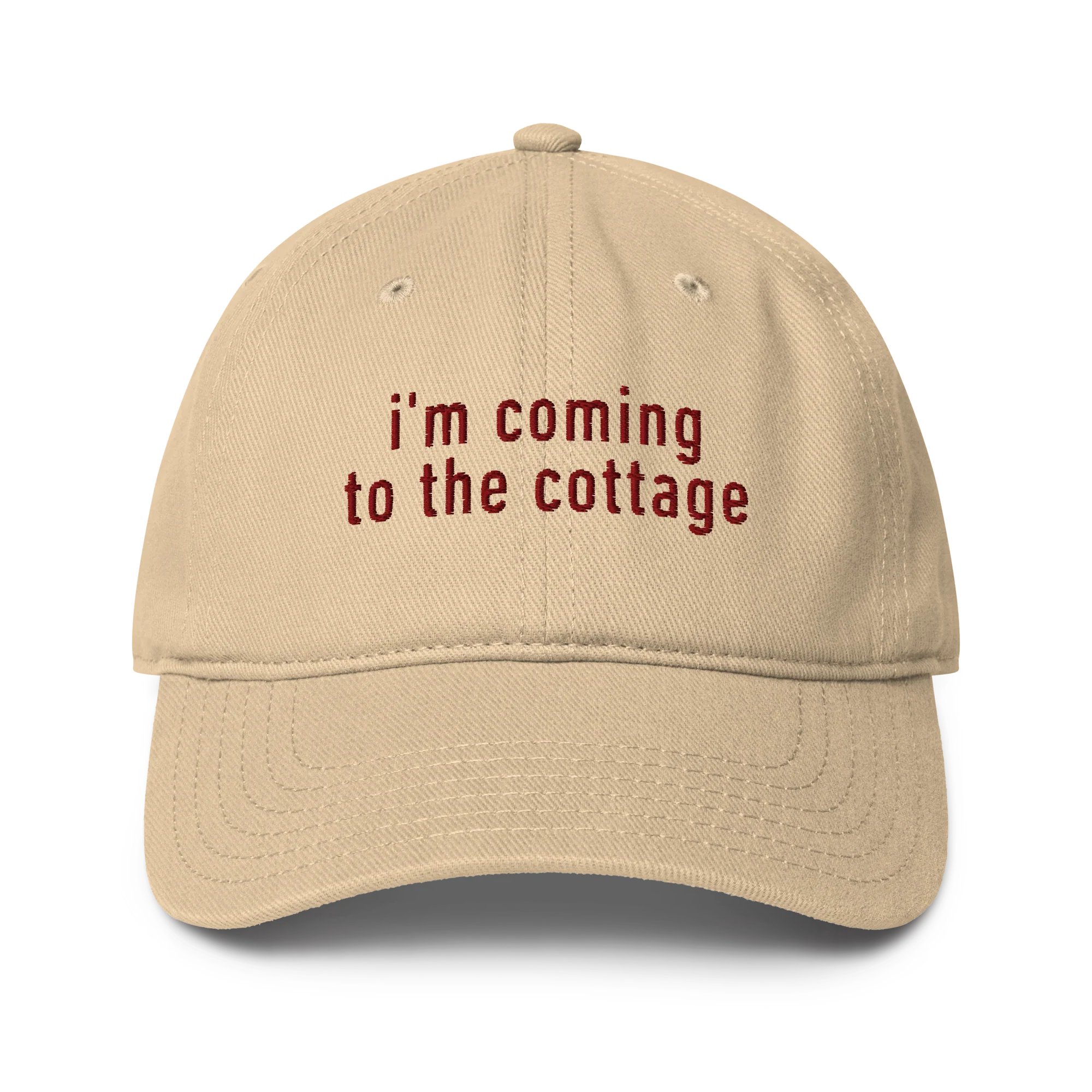 I'm Coming to the Cottage HR Embroidered Baseball Cap - Image 4