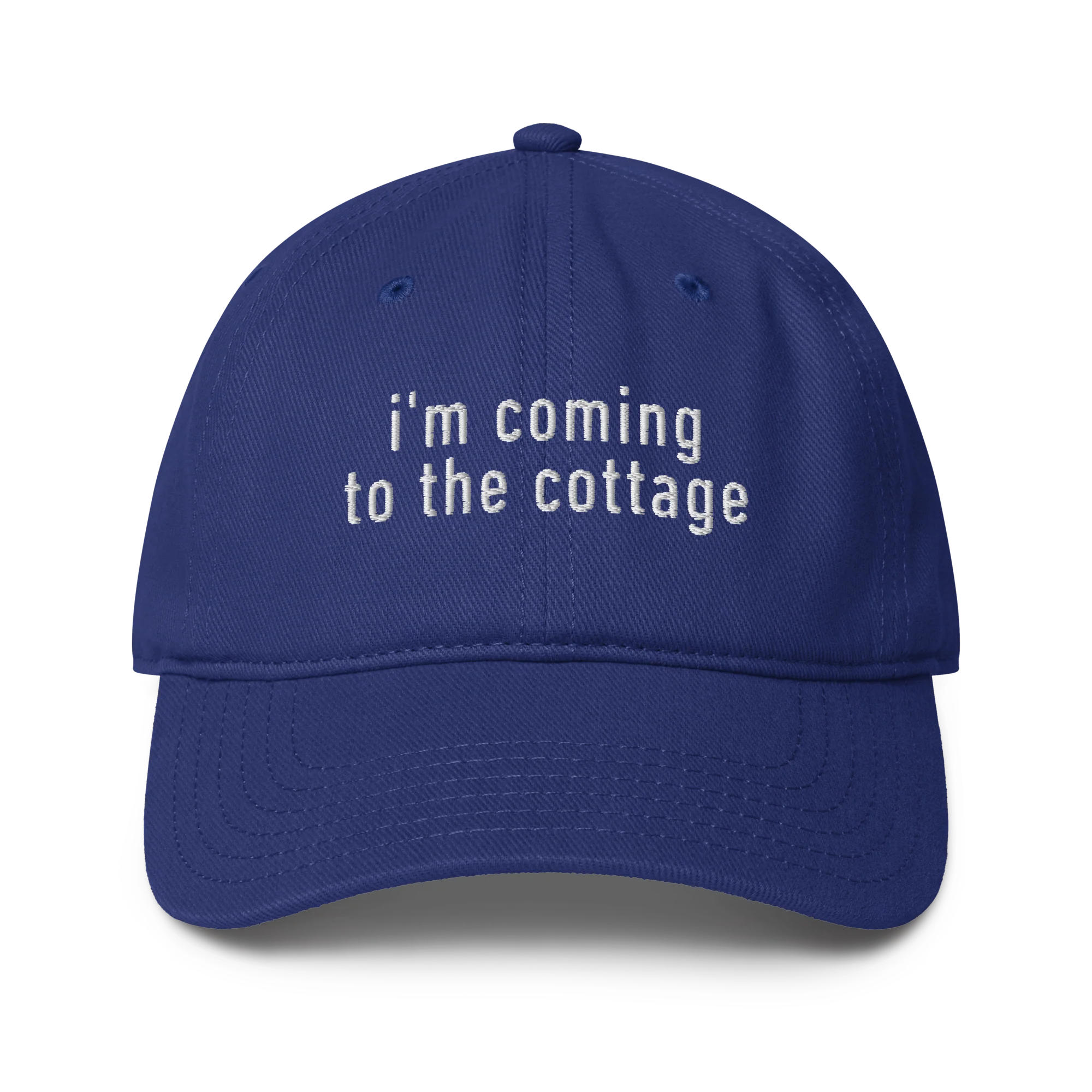 I'm Coming to the Cottage HR Embroidered Baseball Cap - Image 7