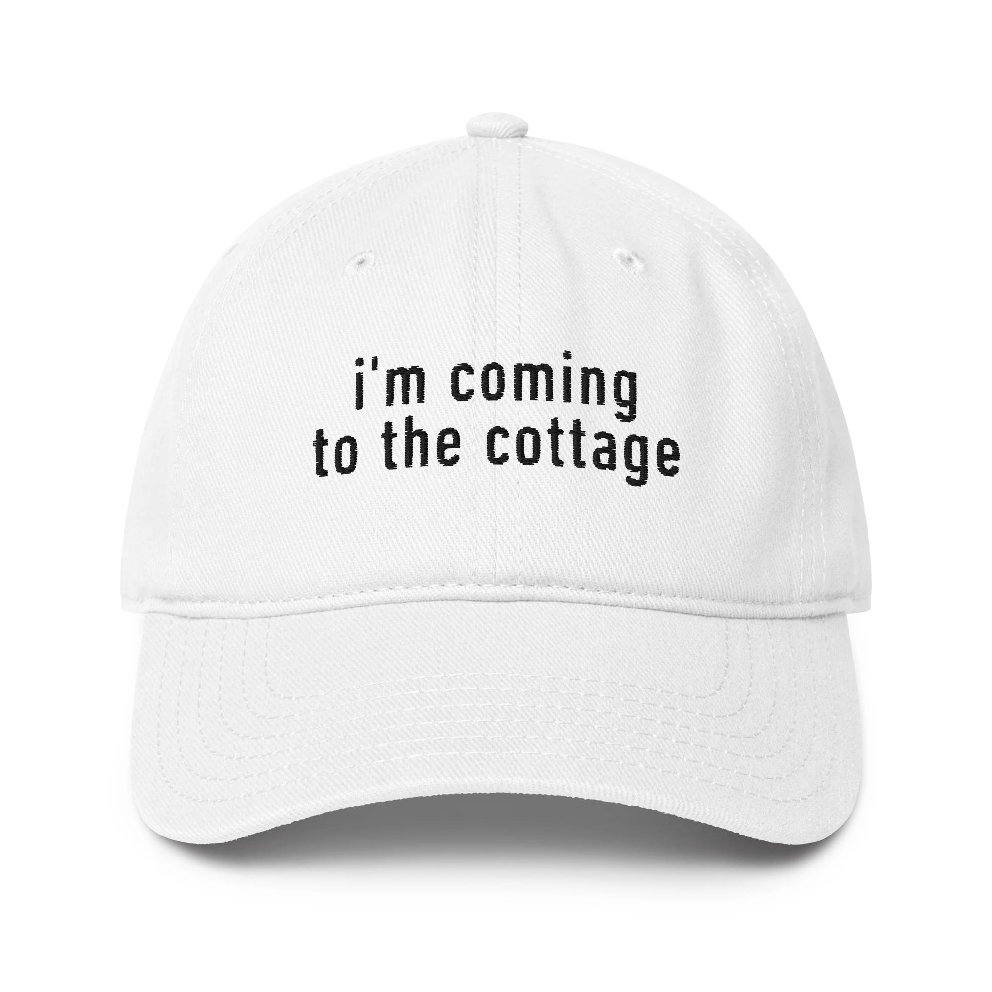 I'm Coming to the Cottage HR Embroidered Baseball Cap - Image 8