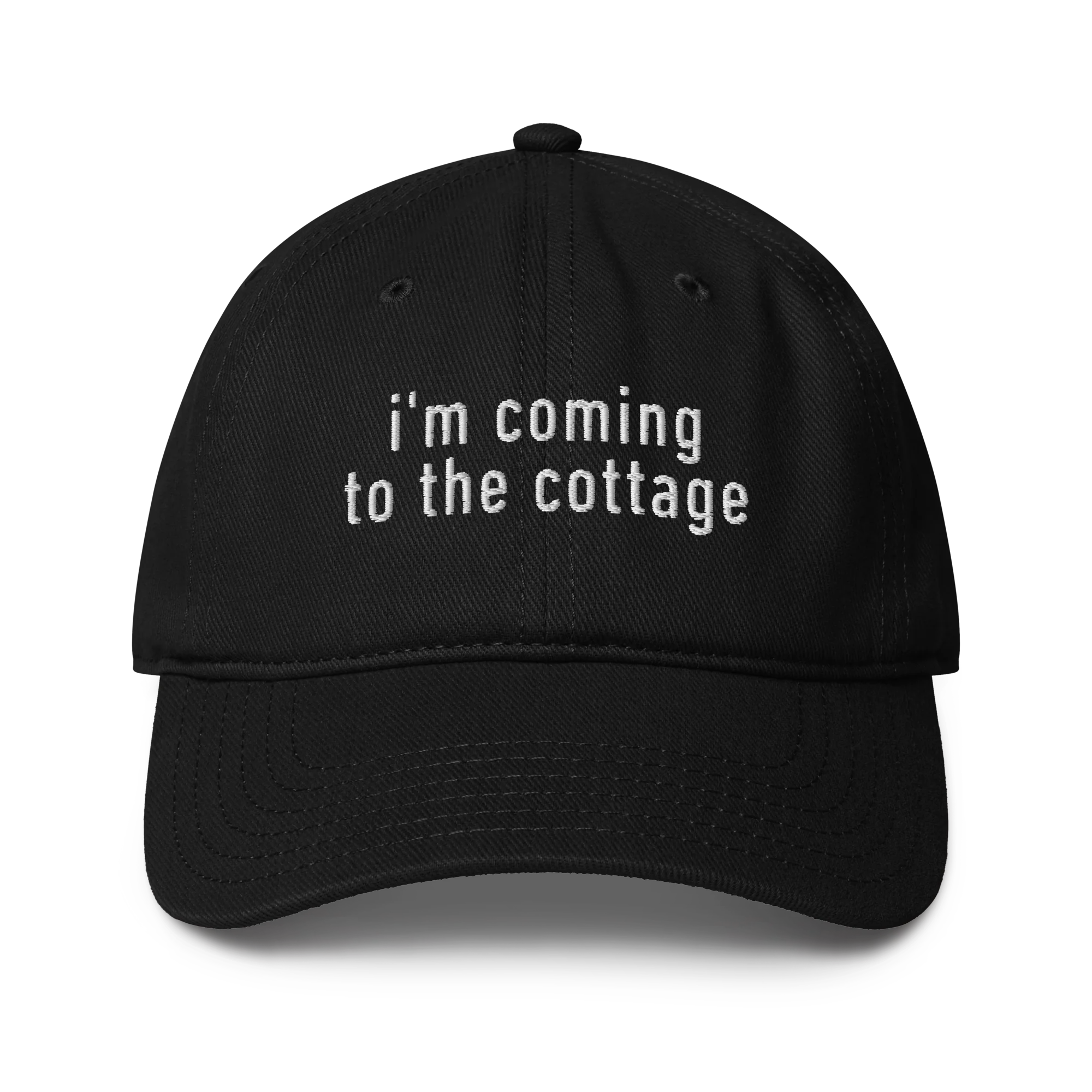 I'm Coming to the Cottage HR Embroidered Baseball Cap - Image 9