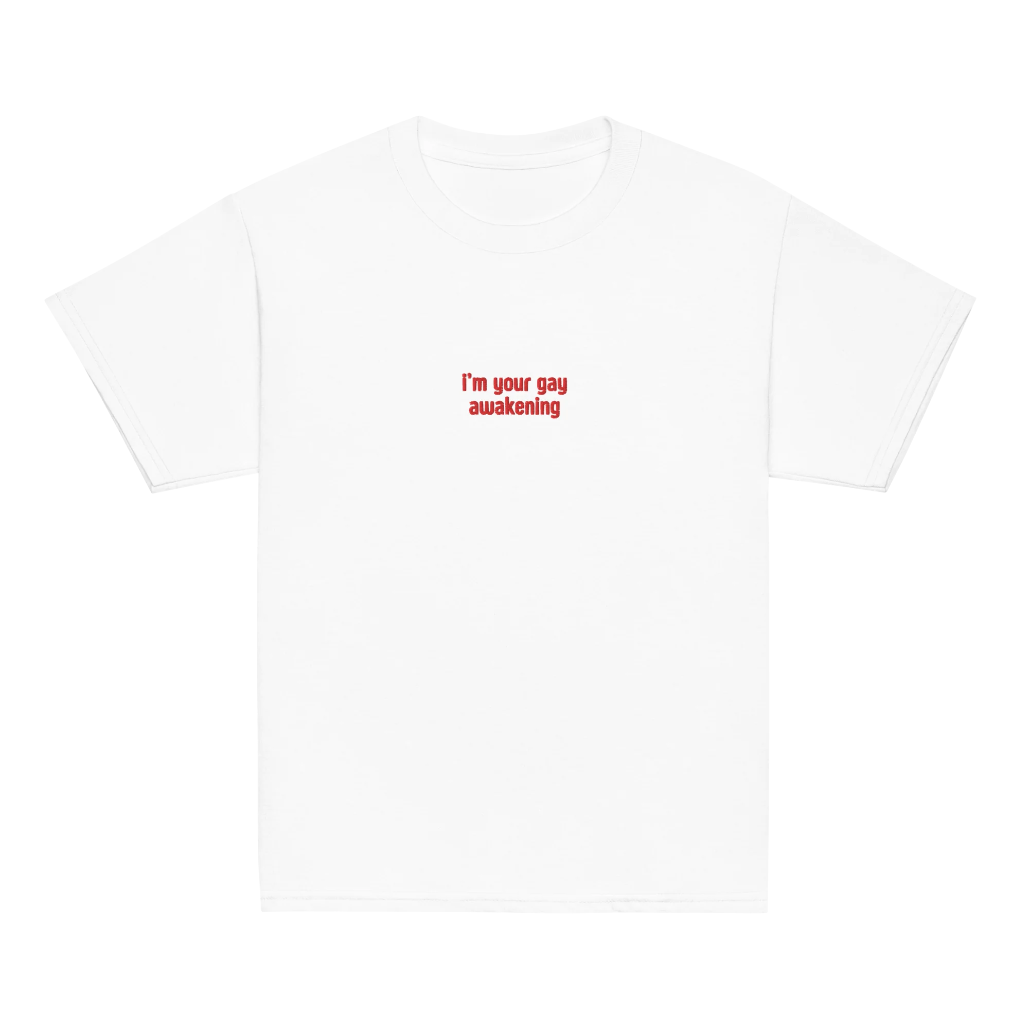 I'm Your Gay Awakening Embroidered Baby Tee - Image 8
