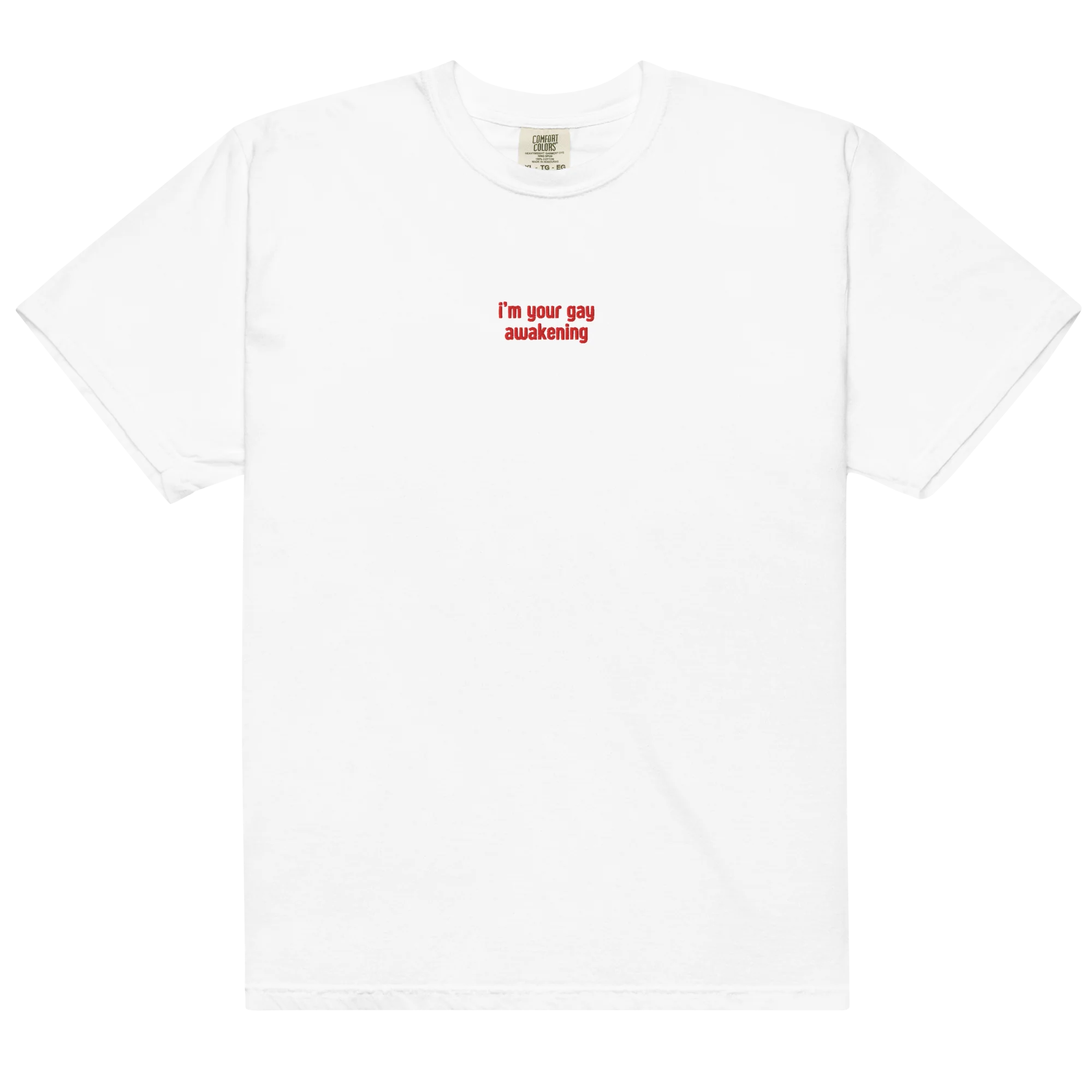 I'm Your Gay Awakening Embroidered Classic T-Shirt - Image 4
