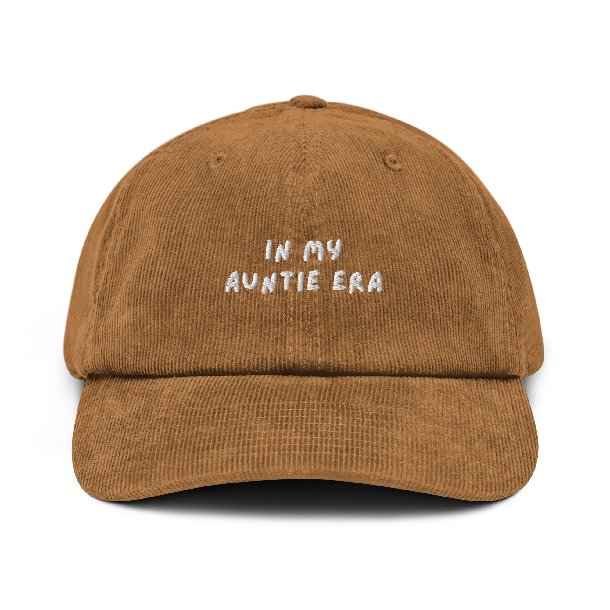 In My Auntie Era Embroidered Embroidered Corduroy Hat
