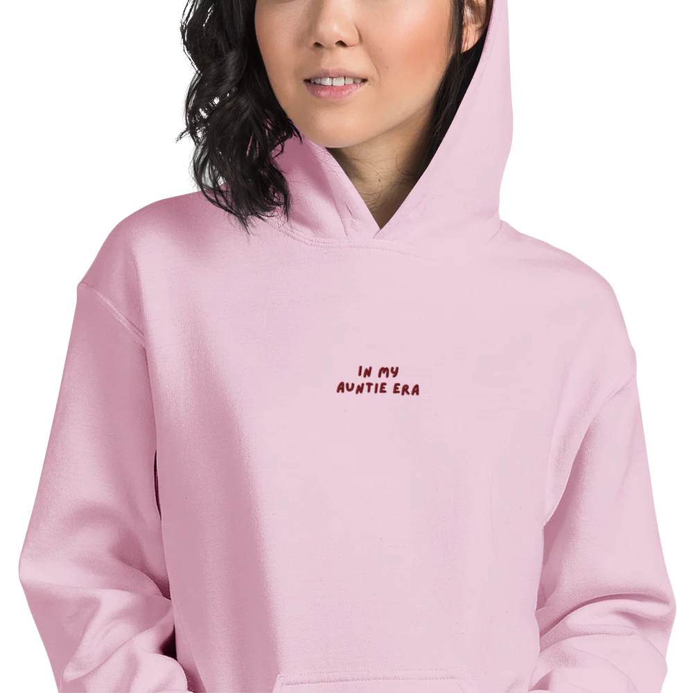 In My Auntie Era Embroidered Hoodie - Image 6