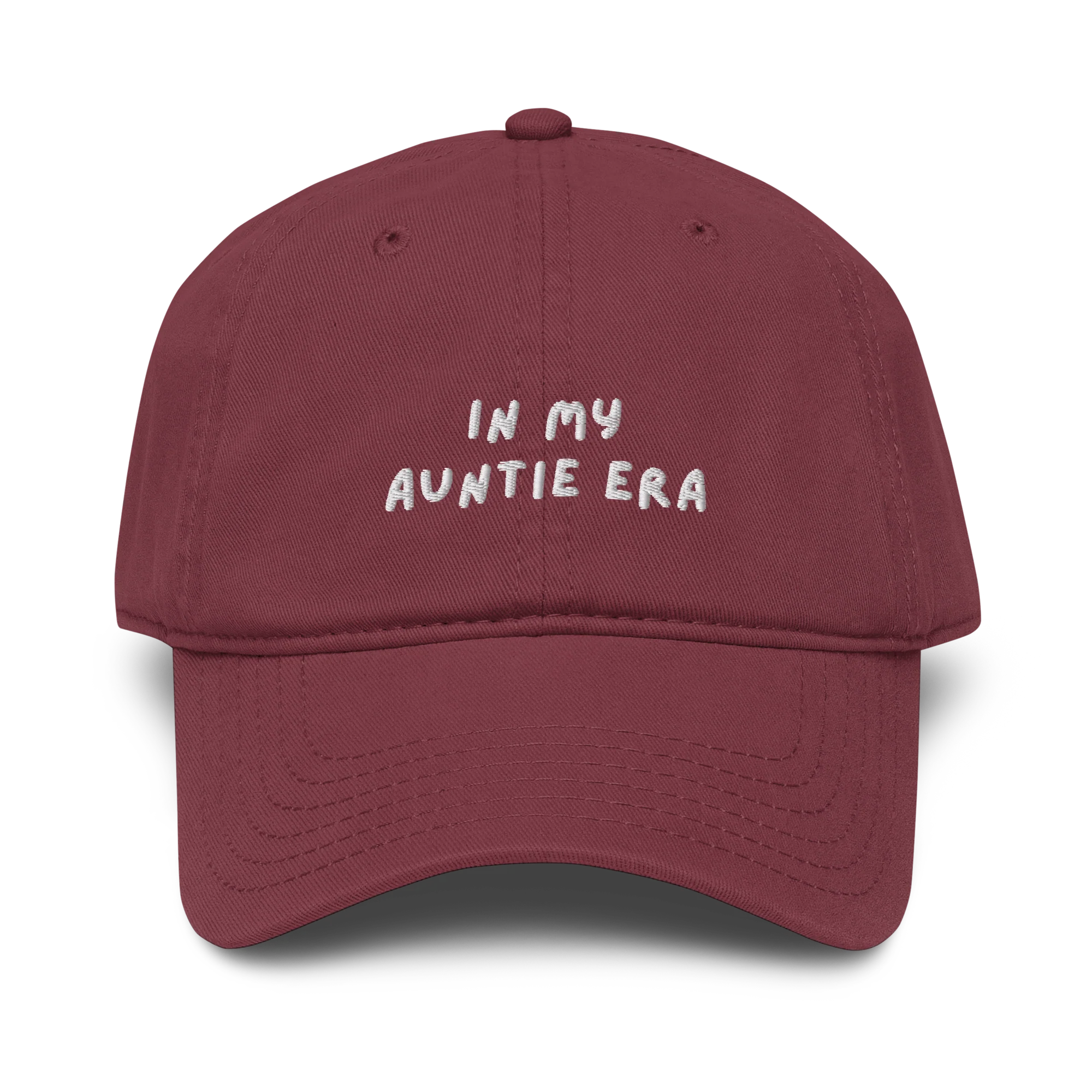 In My Auntie Era Embroidered Vintage Wash Baseball Cap - Image 2