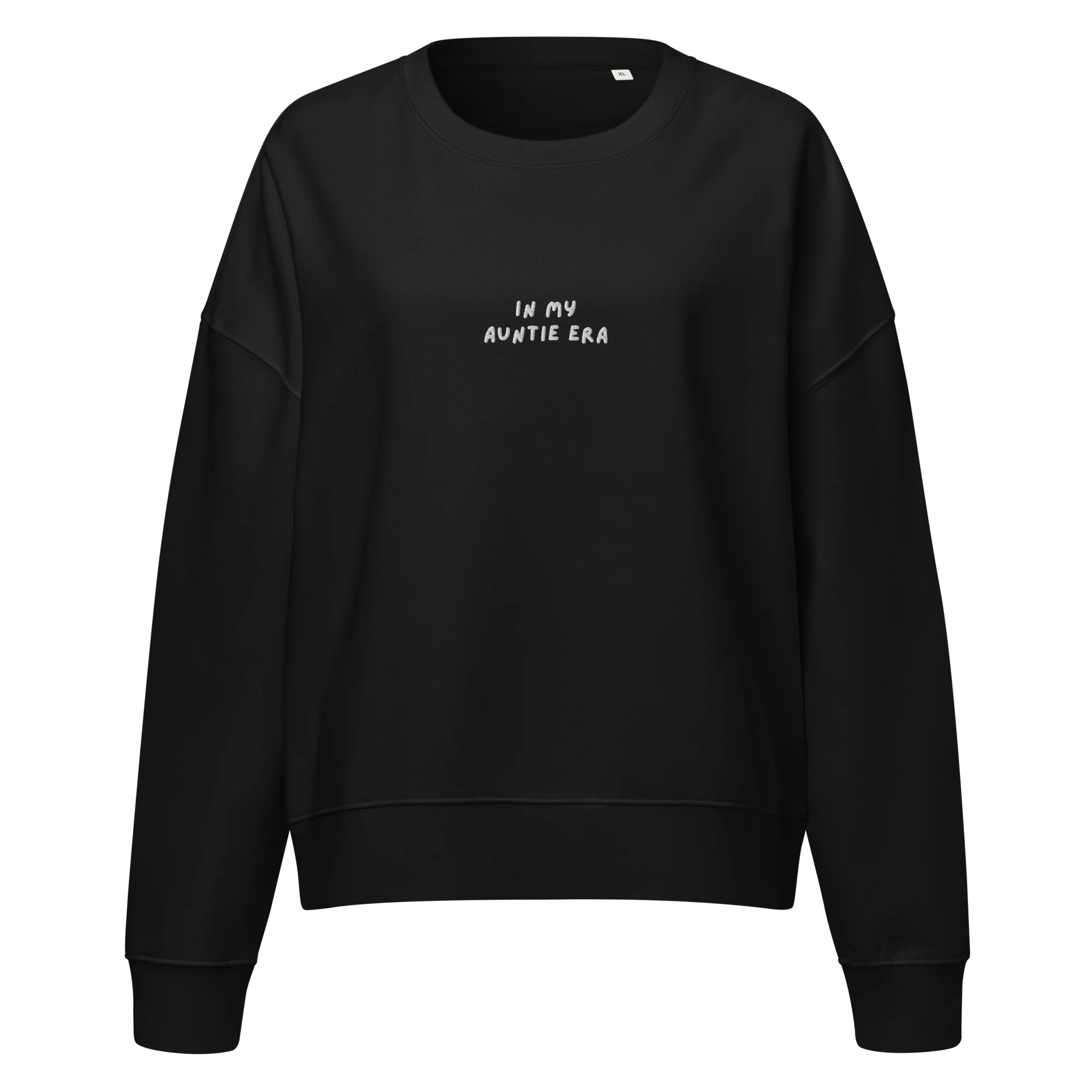 In My Auntie Era Embroidered Women’s Organic Sweatshirt - Image 6