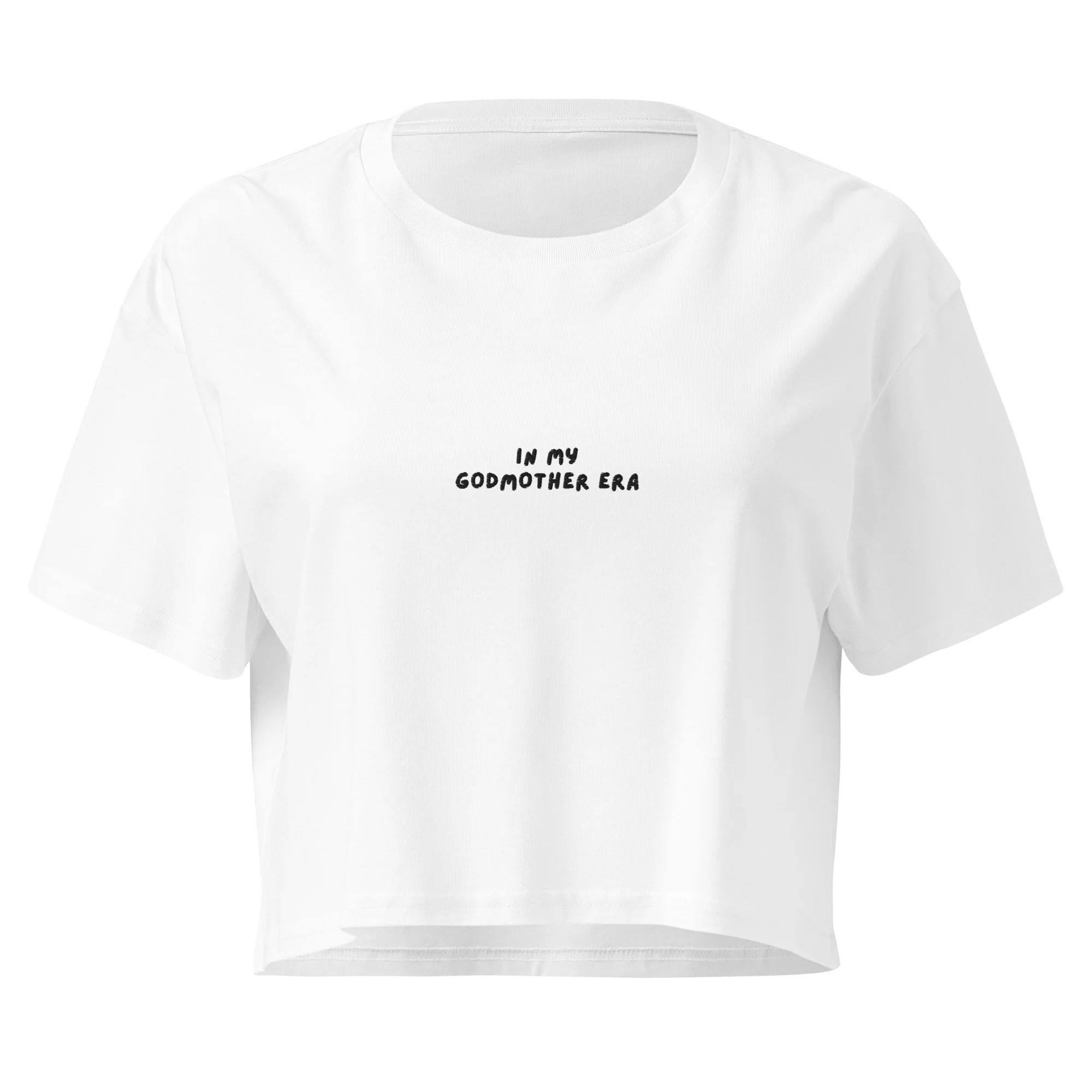 In My Godmother Era Embroidered Crop Tee - Image 7