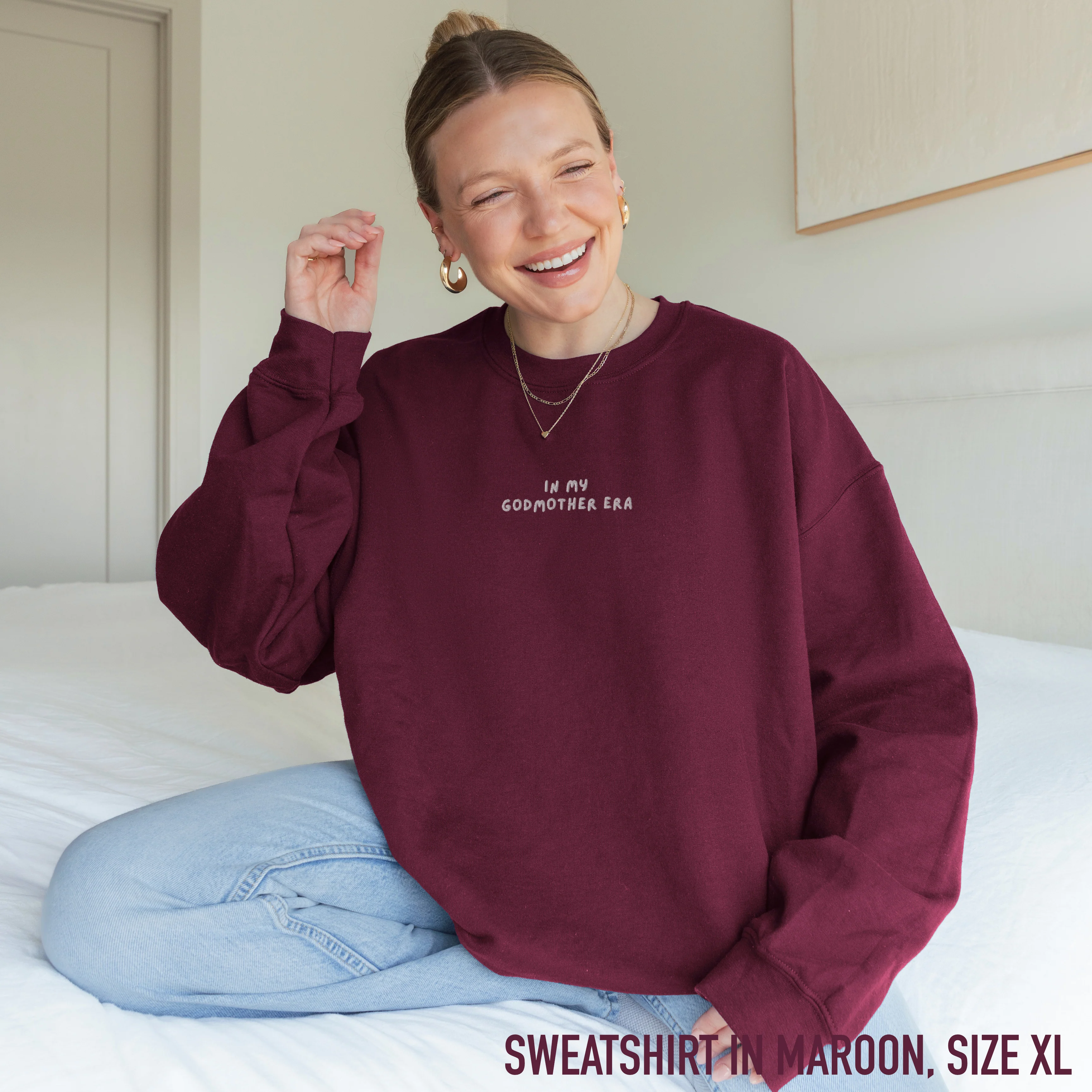 In My Godmother Era Embroidered Sweatshirt - Image 2