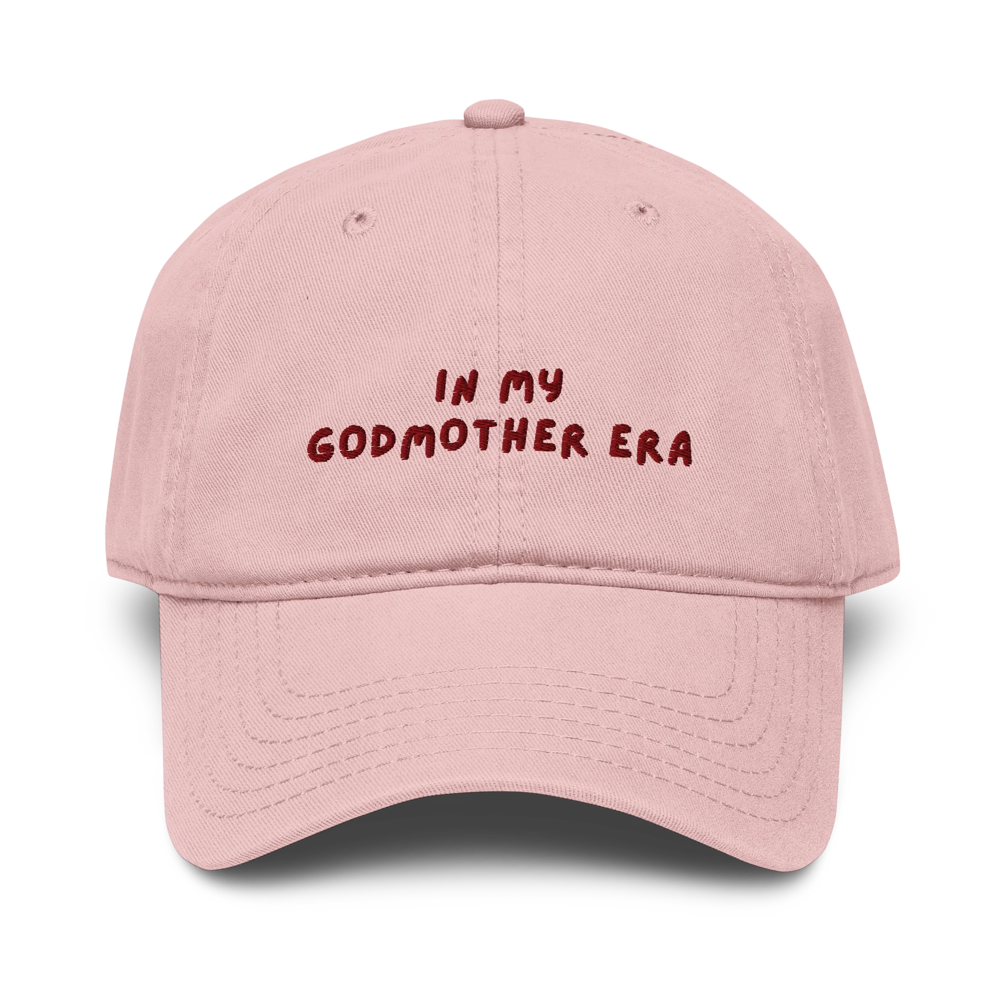 In My Godmother Era Embroidered Vintage Wash Baseball Cap