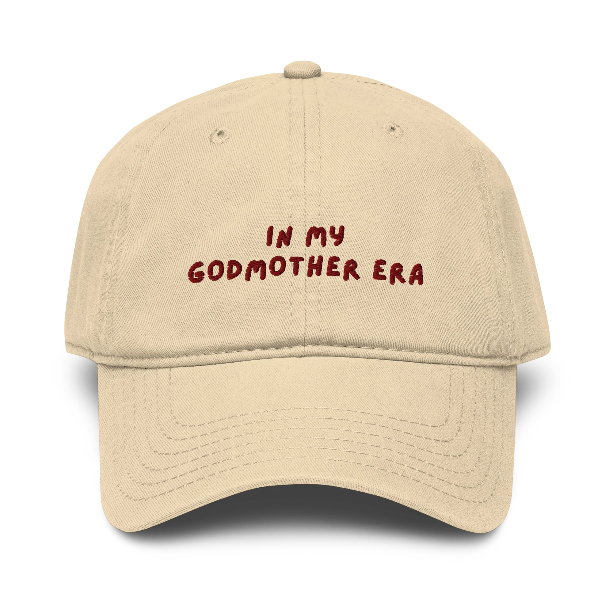 In My Godmother Era Embroidered Vintage Wash Baseball Cap - Image 4