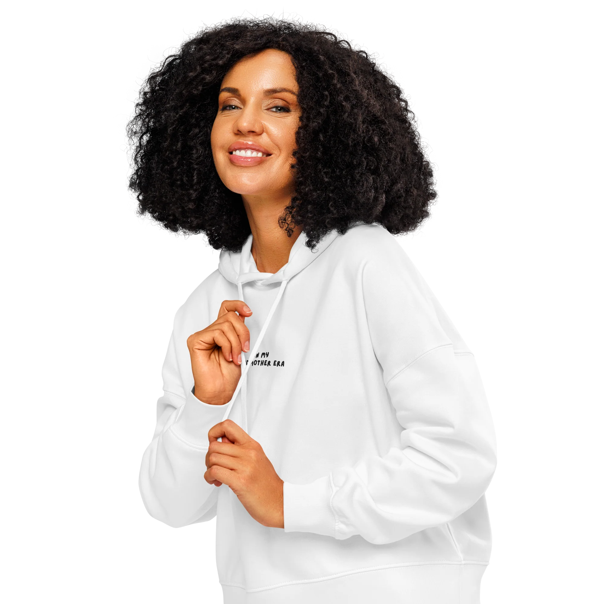 In My Godmother Era Embroidered Women’s Organic Hoodie - Image 6