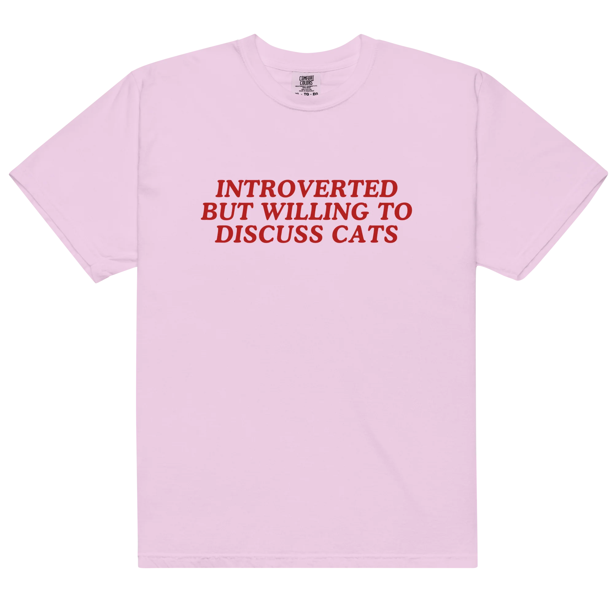 Introverted But Willing Discuss Cats Classic T-Shirt - Image 11