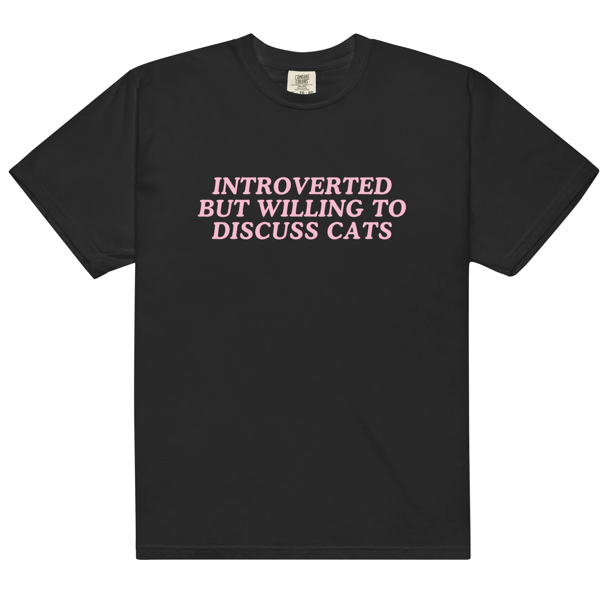 Introverted But Willing Discuss Cats Classic T-Shirt - Image 13