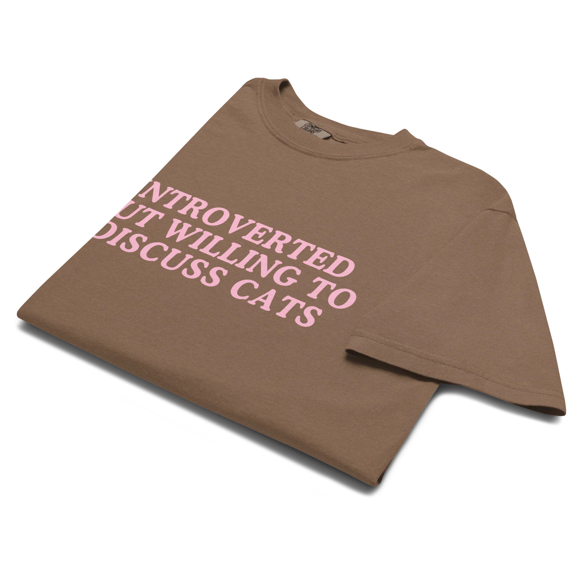Introverted But Willing Discuss Cats Classic T-Shirt - Image 8