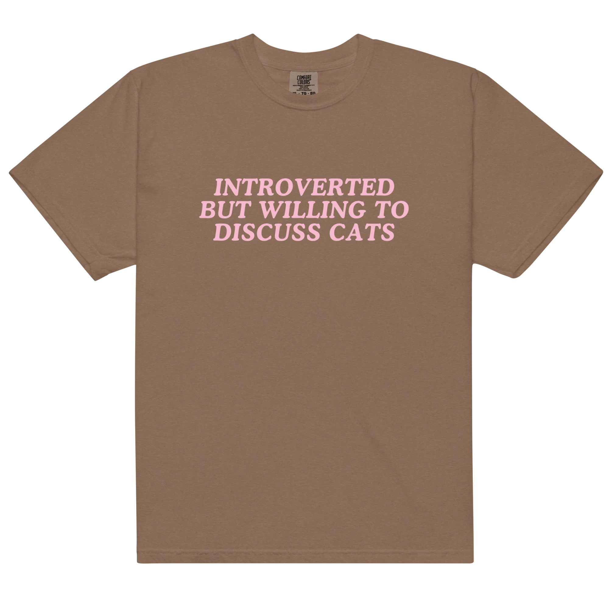 Introverted But Willing Discuss Cats Classic T-Shirt - Image 9